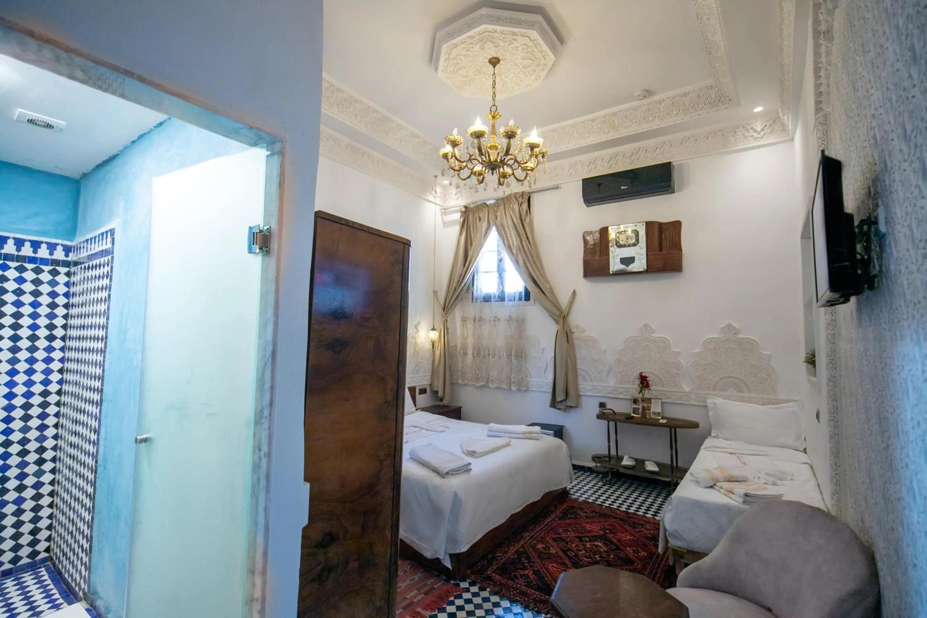 Bed in Palais Shazam & SPA