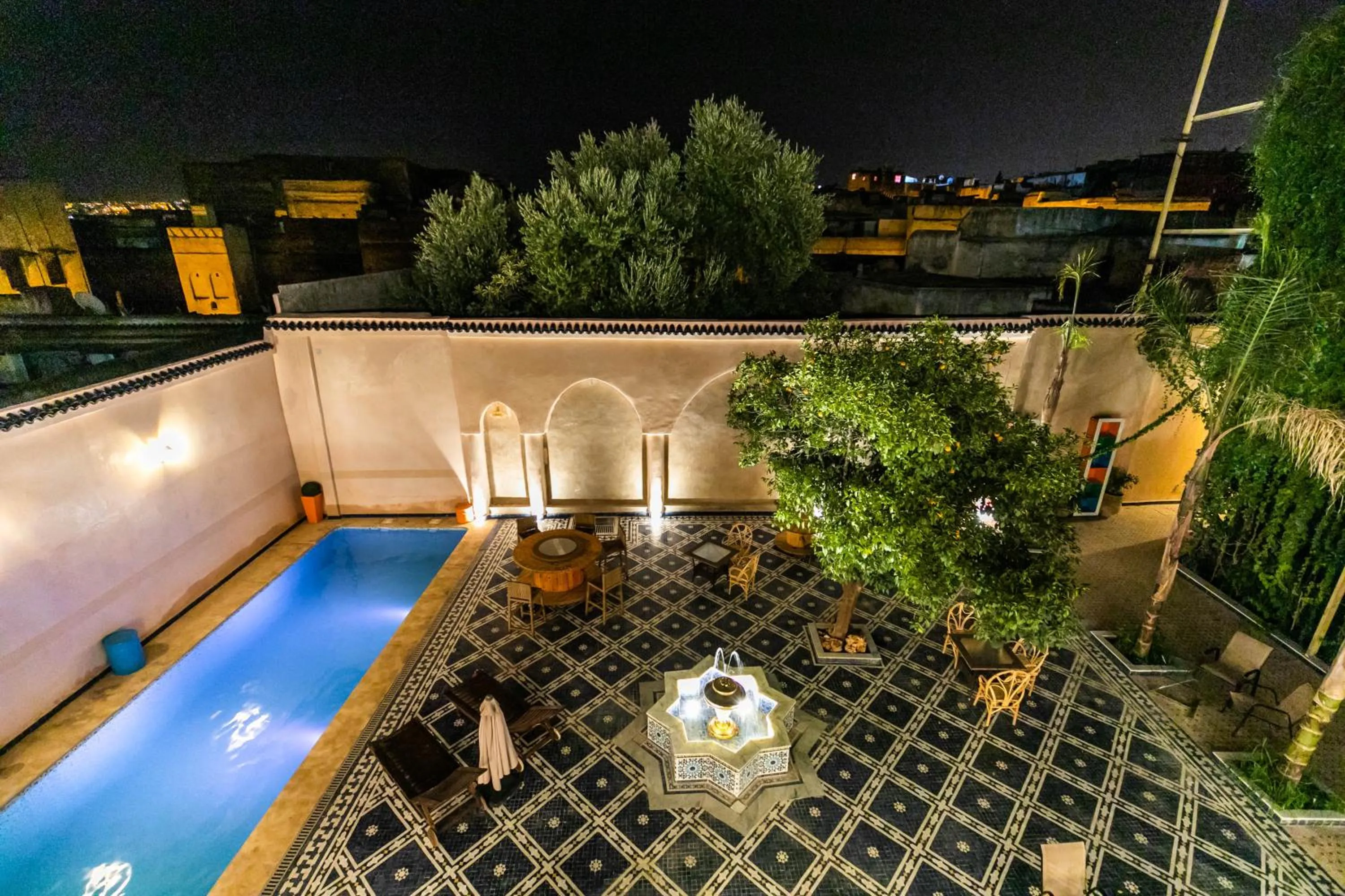 Patio in Palais Shazam & SPA