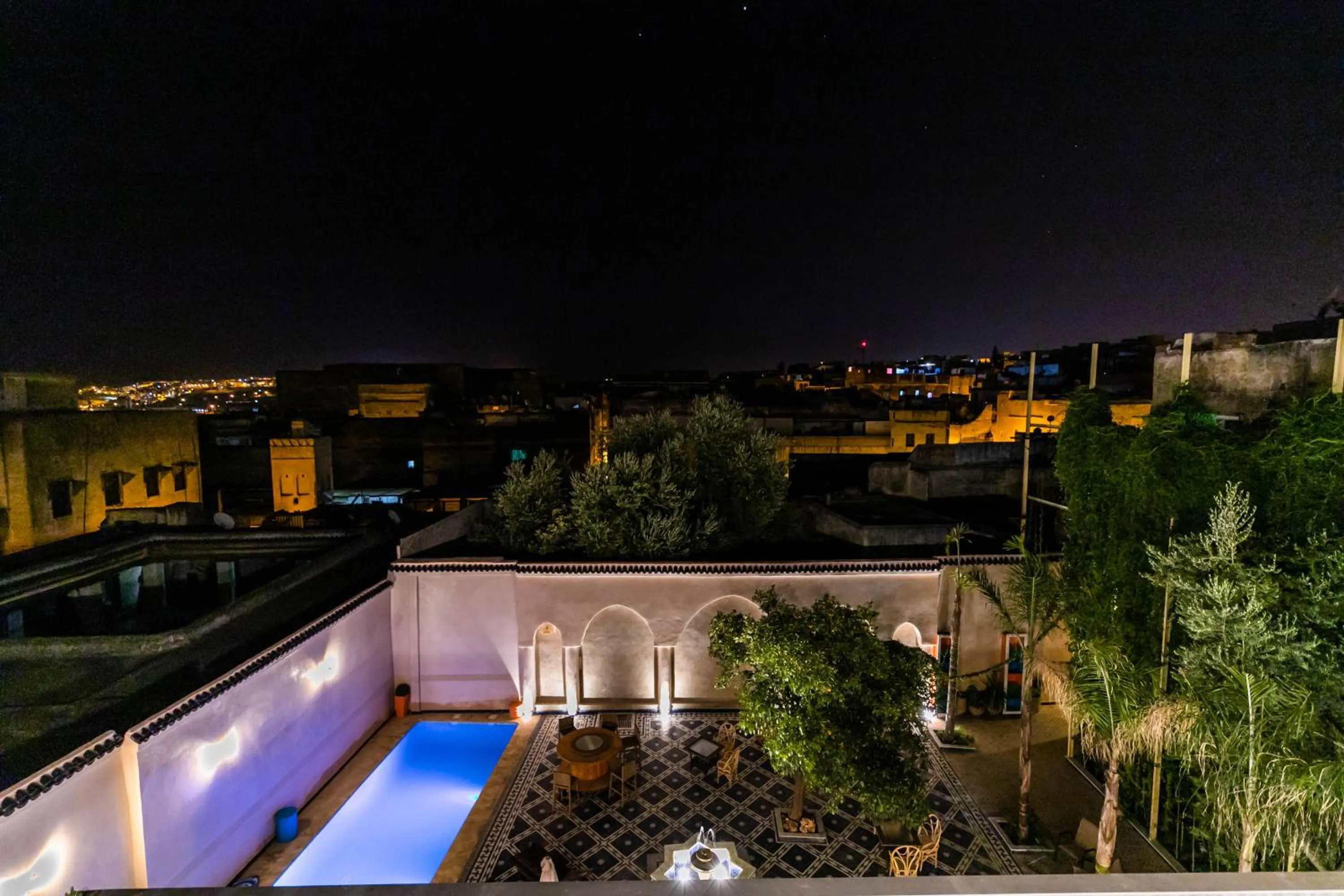 Patio in Palais Shazam & SPA