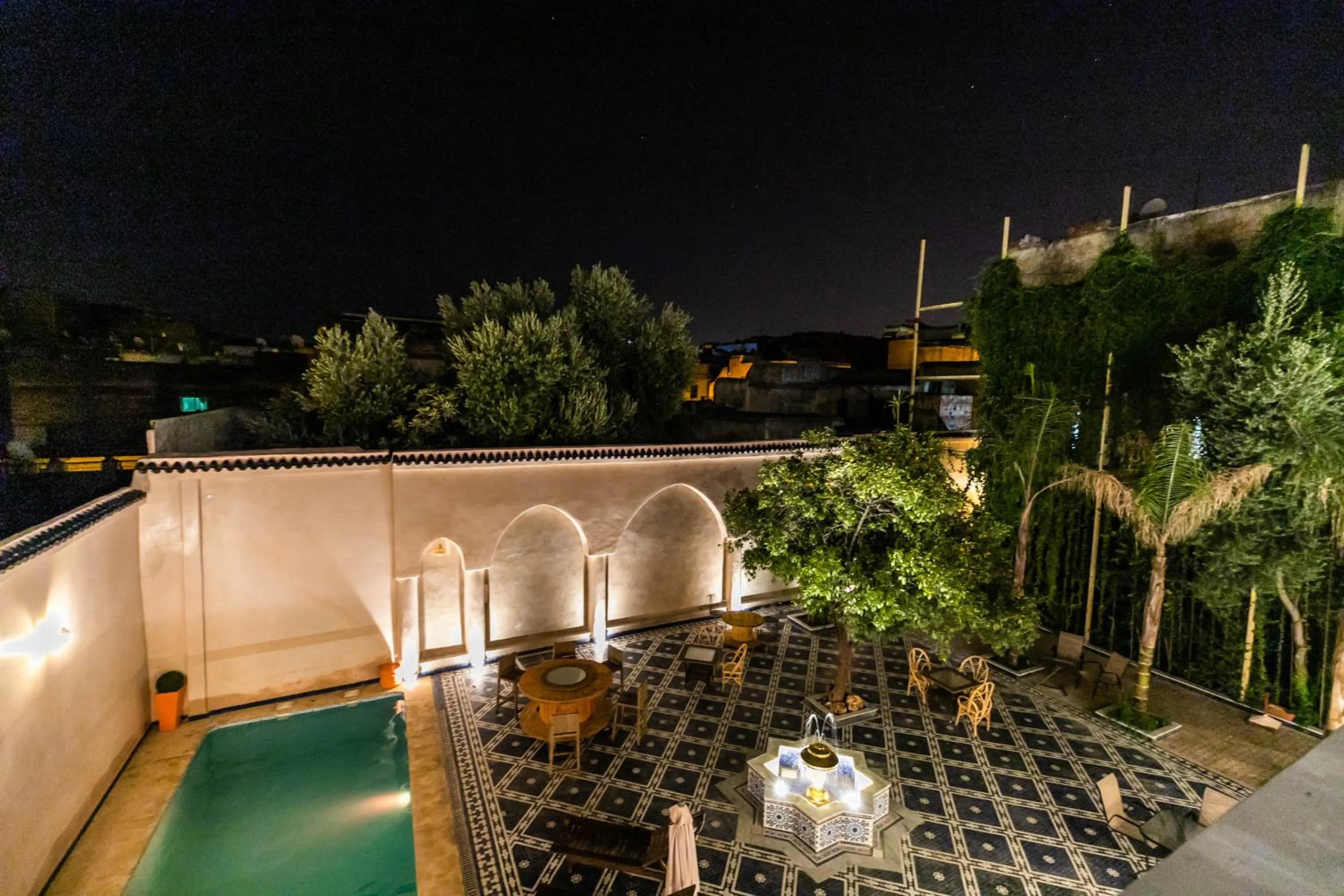 Patio in Palais Shazam & SPA