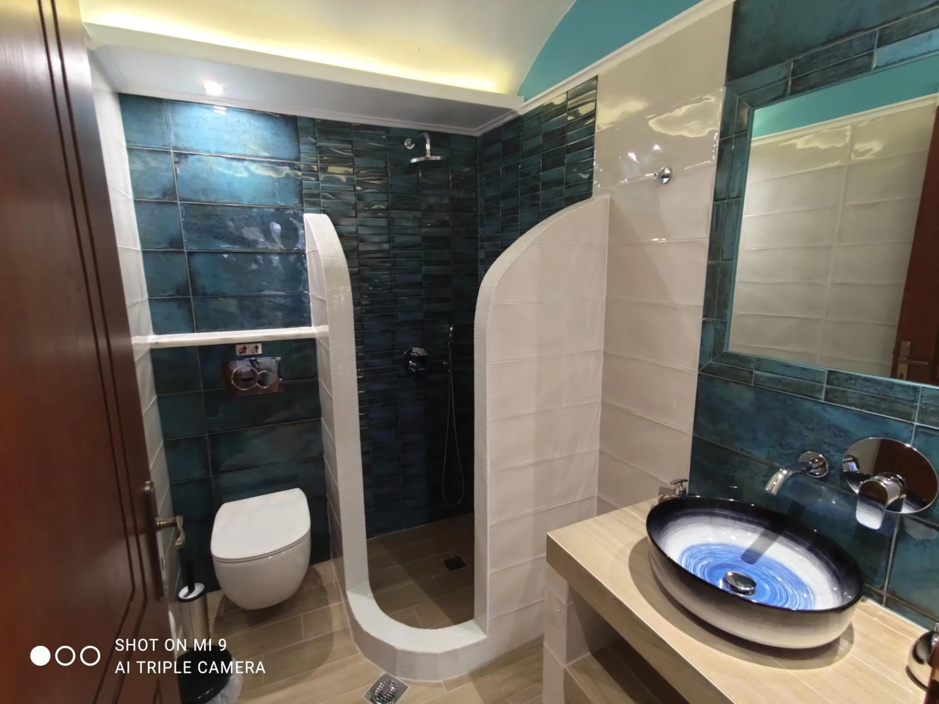 Bathroom in Leonidas Apartments