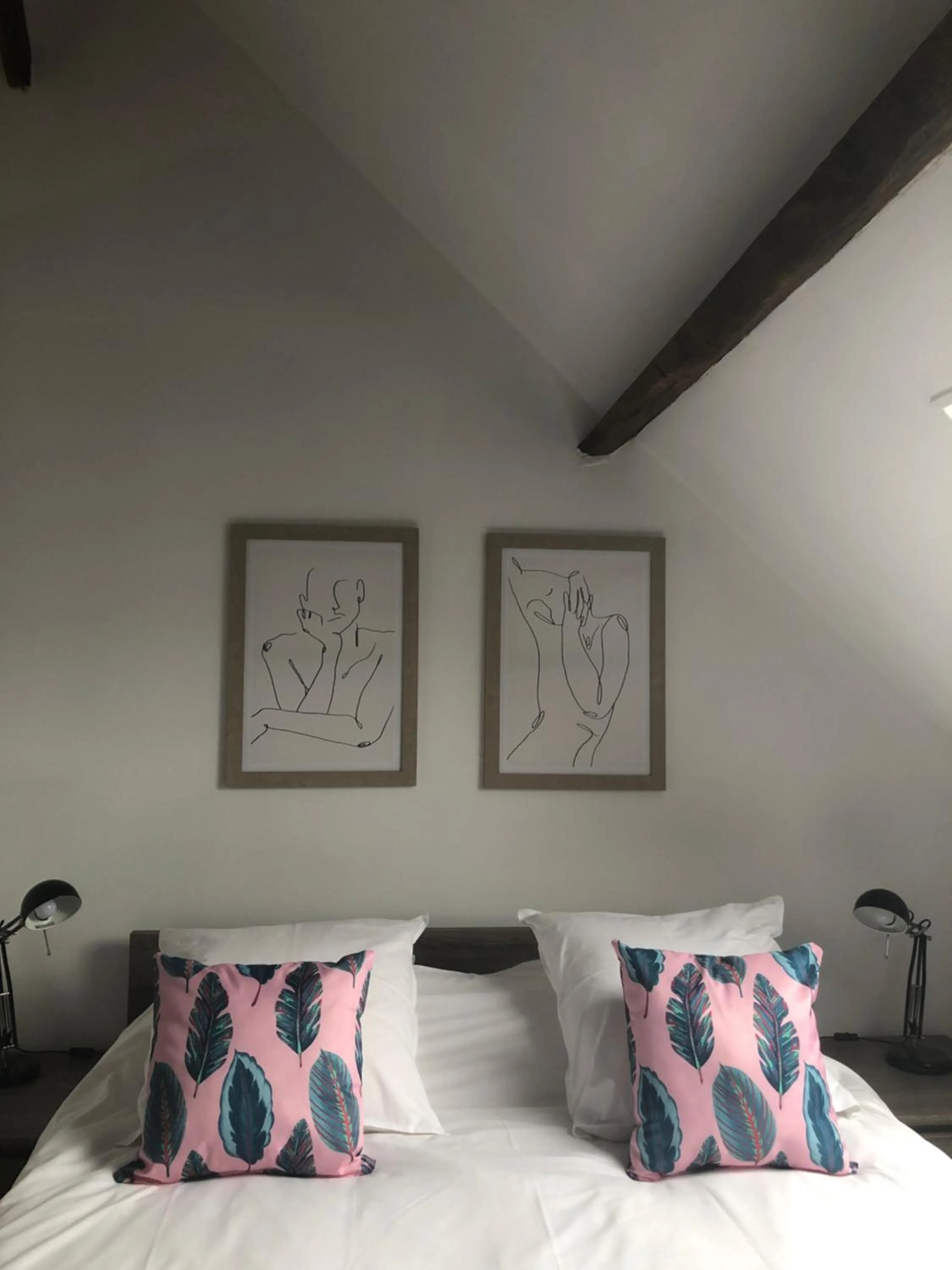 Decorative detail, Bed in Ancien Relais de Poste The Old Post Office