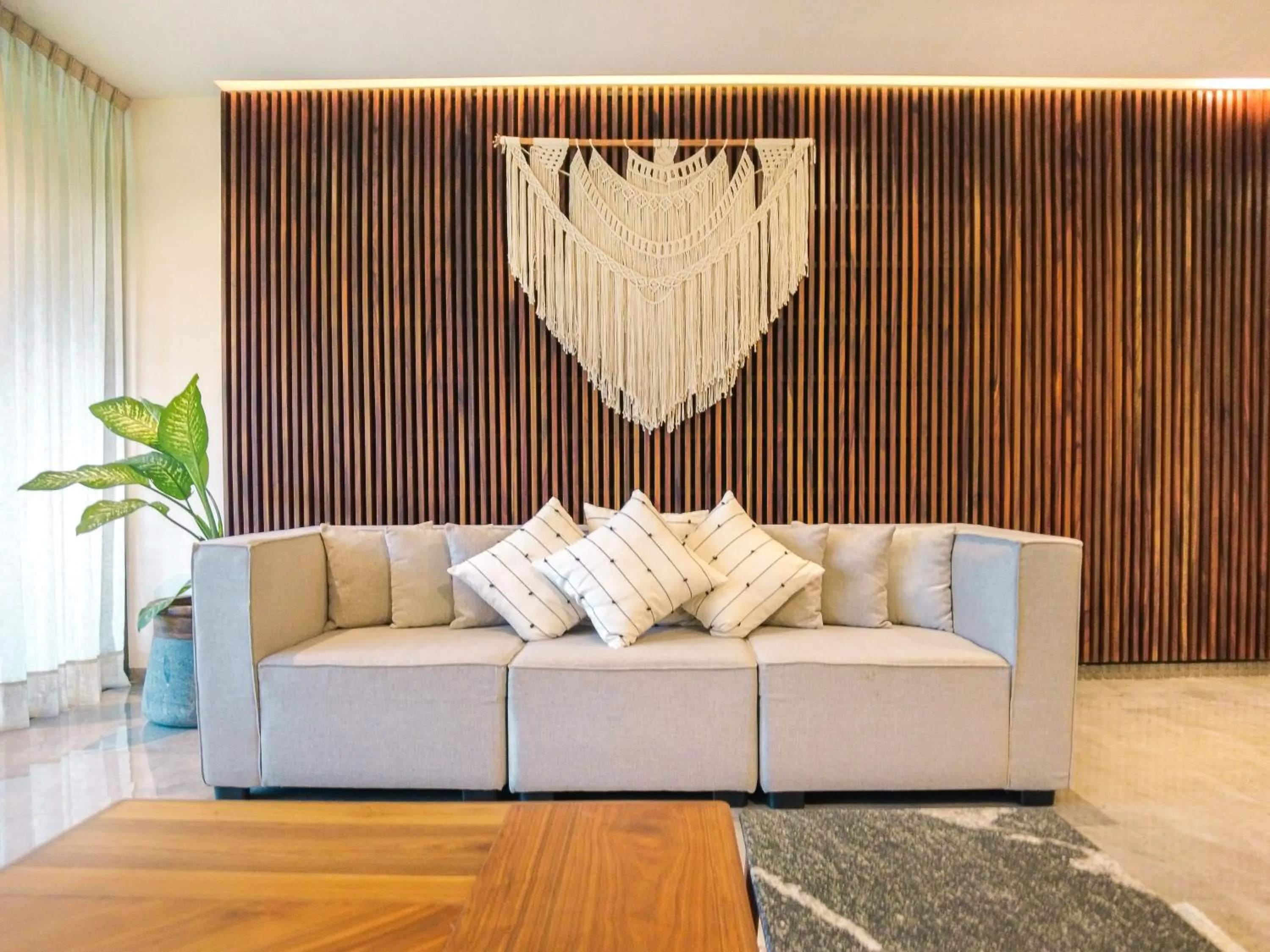 Living room in Mistiq Tulum