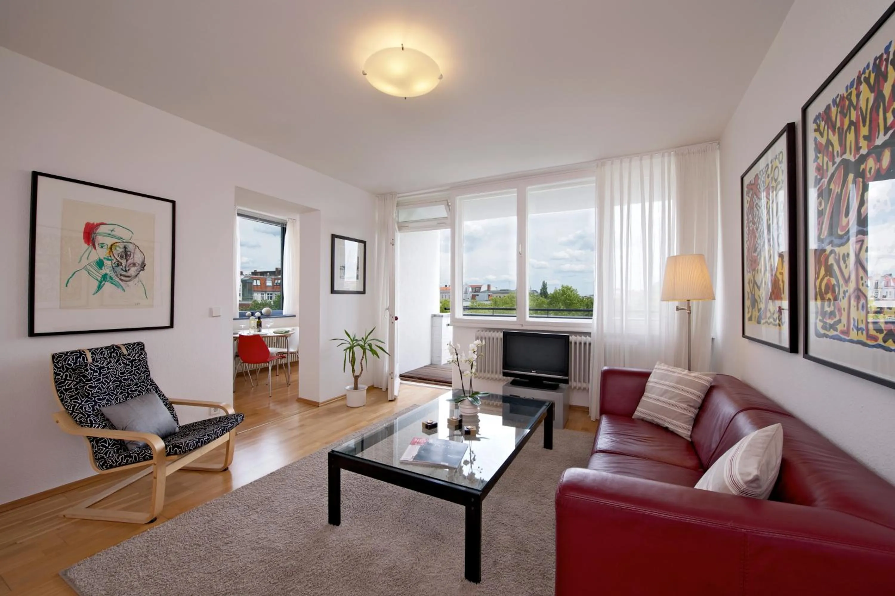 Living room in Art'Appart Suiten - kontaktloser Check-In