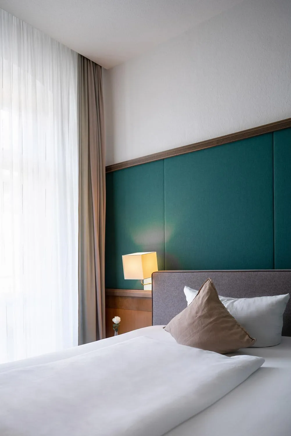 Bed in Manufaktur Boutique Hotel