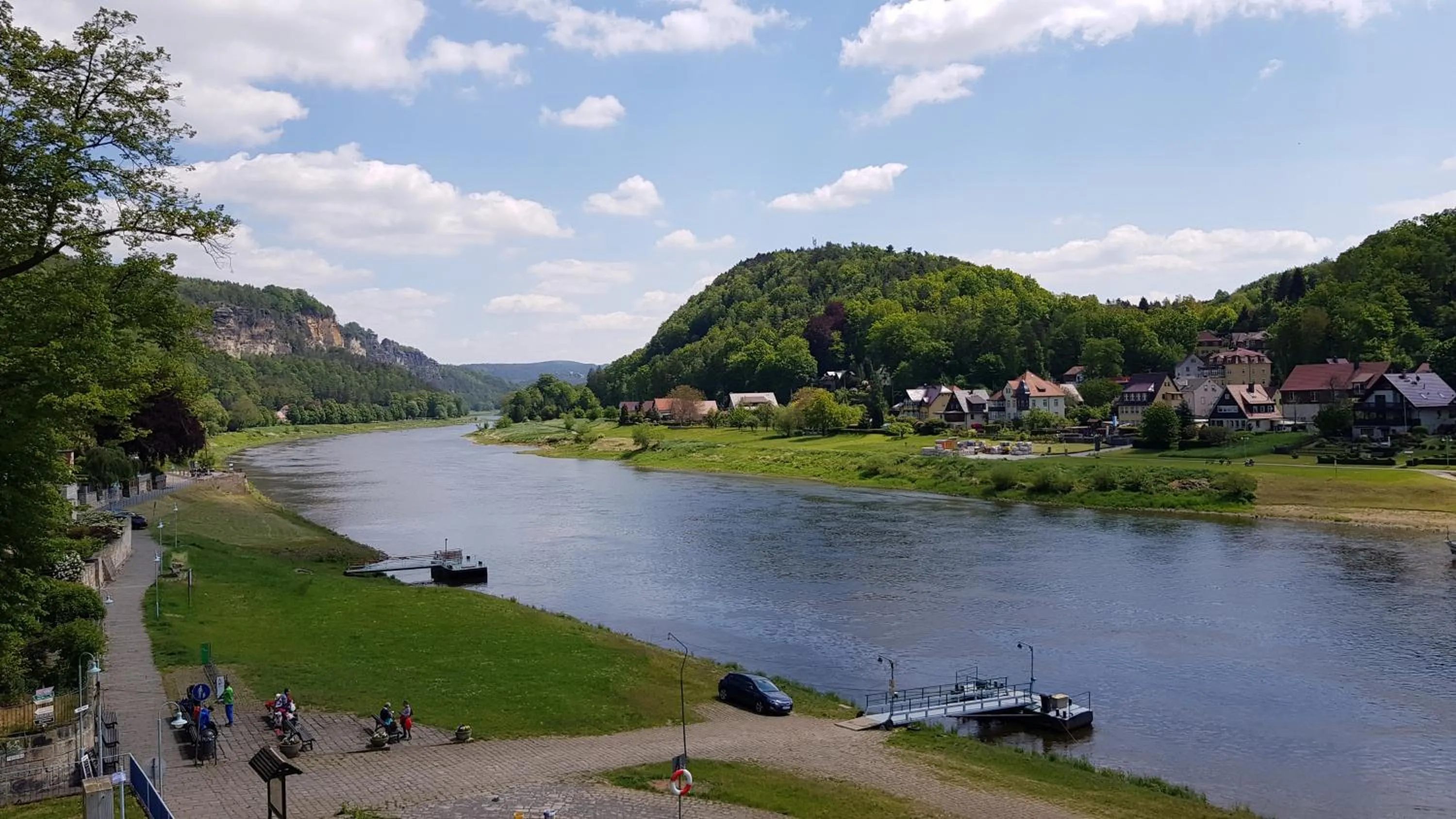 River view in Manufaktur Boutique Hotel