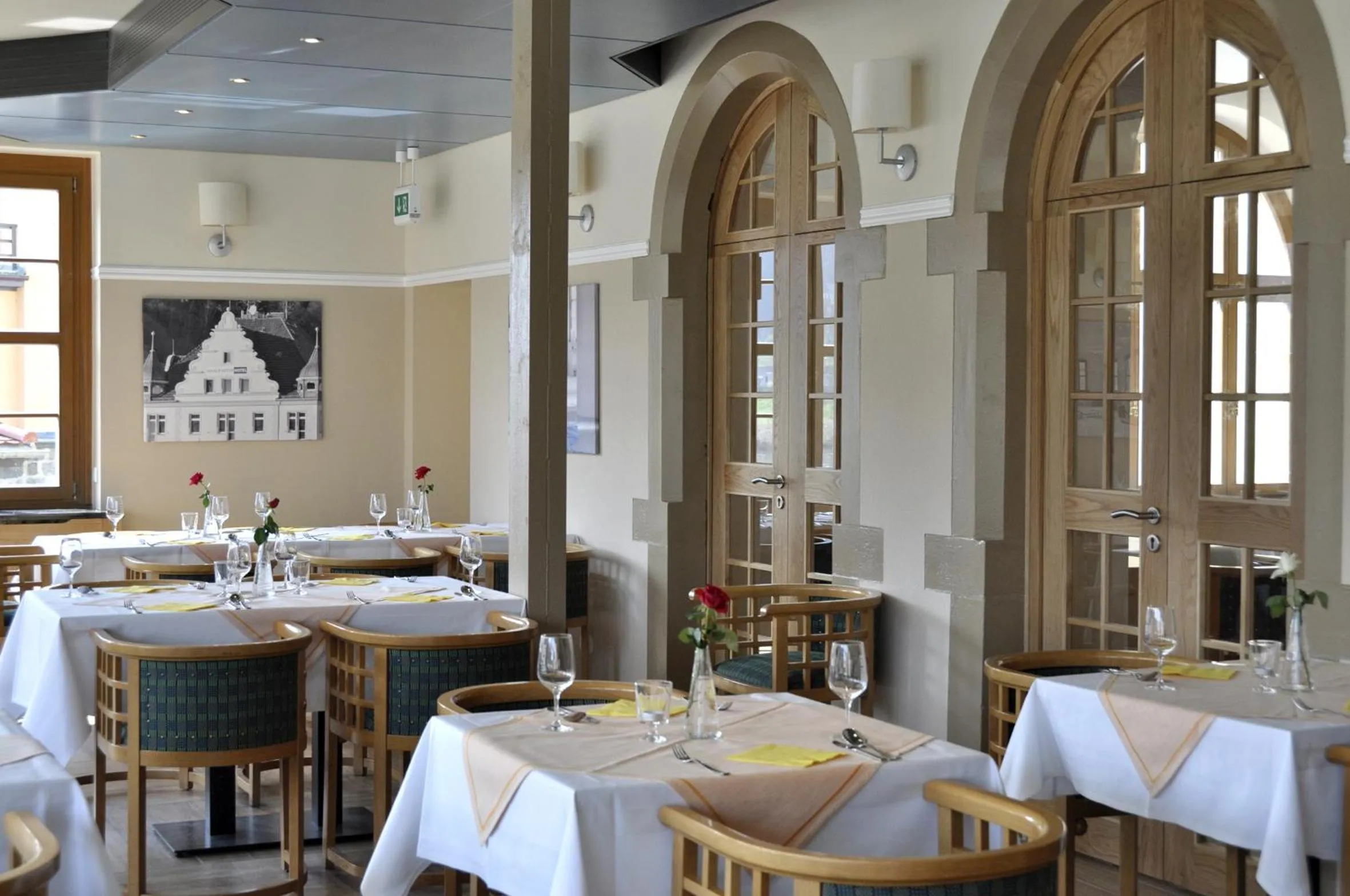 Restaurant/places to eat in Manufaktur Boutique Hotel