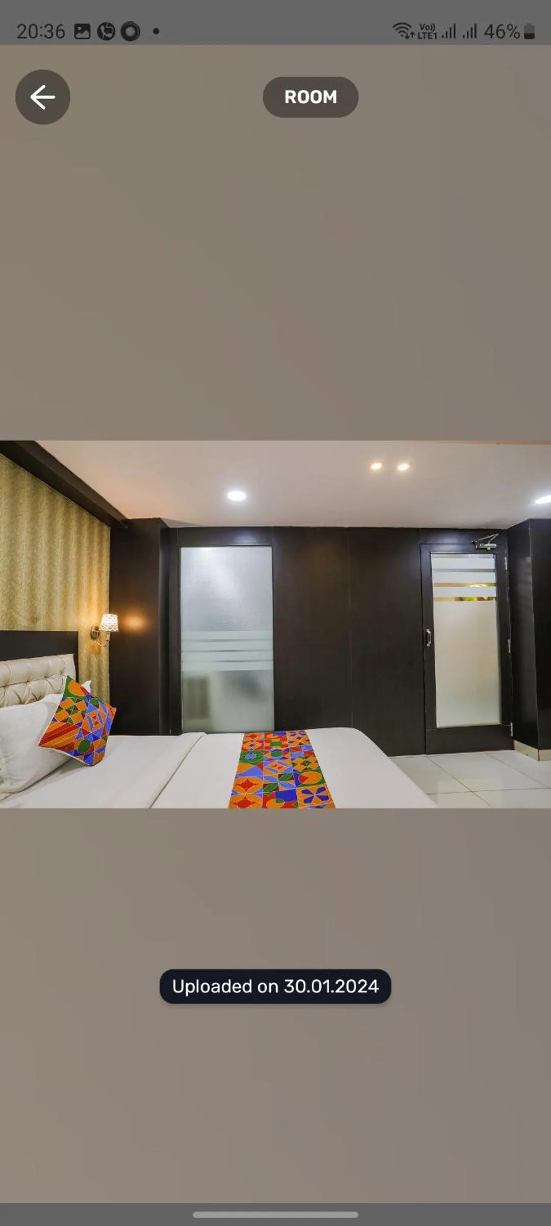 Bed in hotel sonali regency