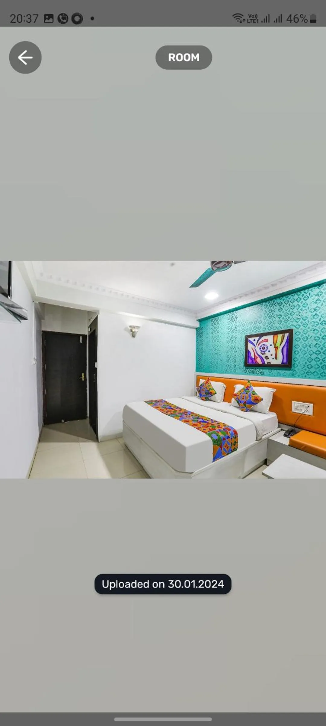 Bed in hotel sonali regency