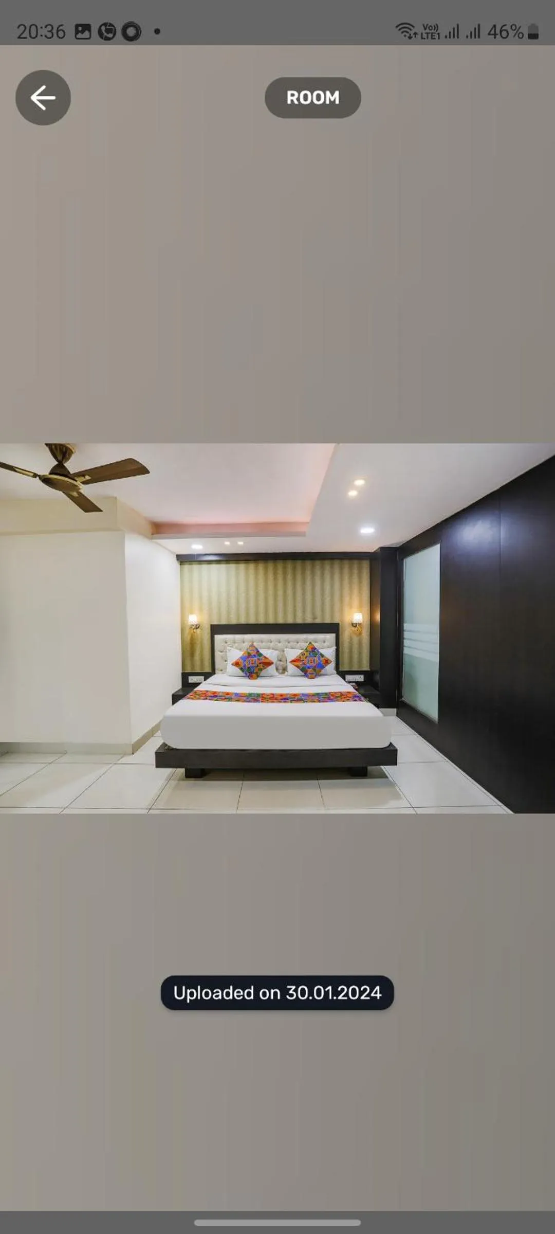 Bed in hotel sonali regency
