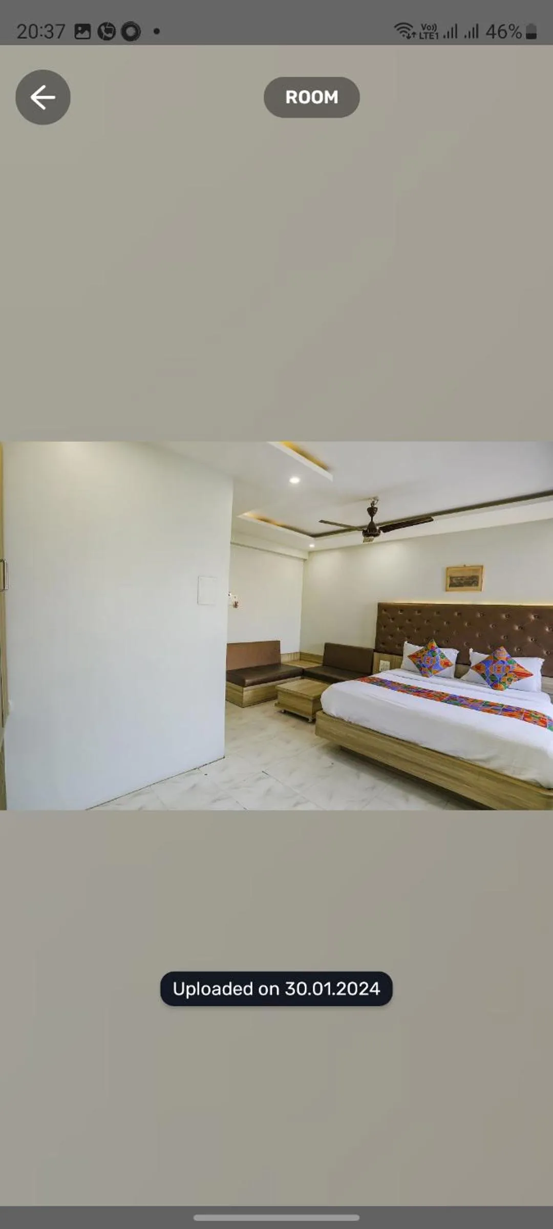 Bedroom in hotel sonali regency