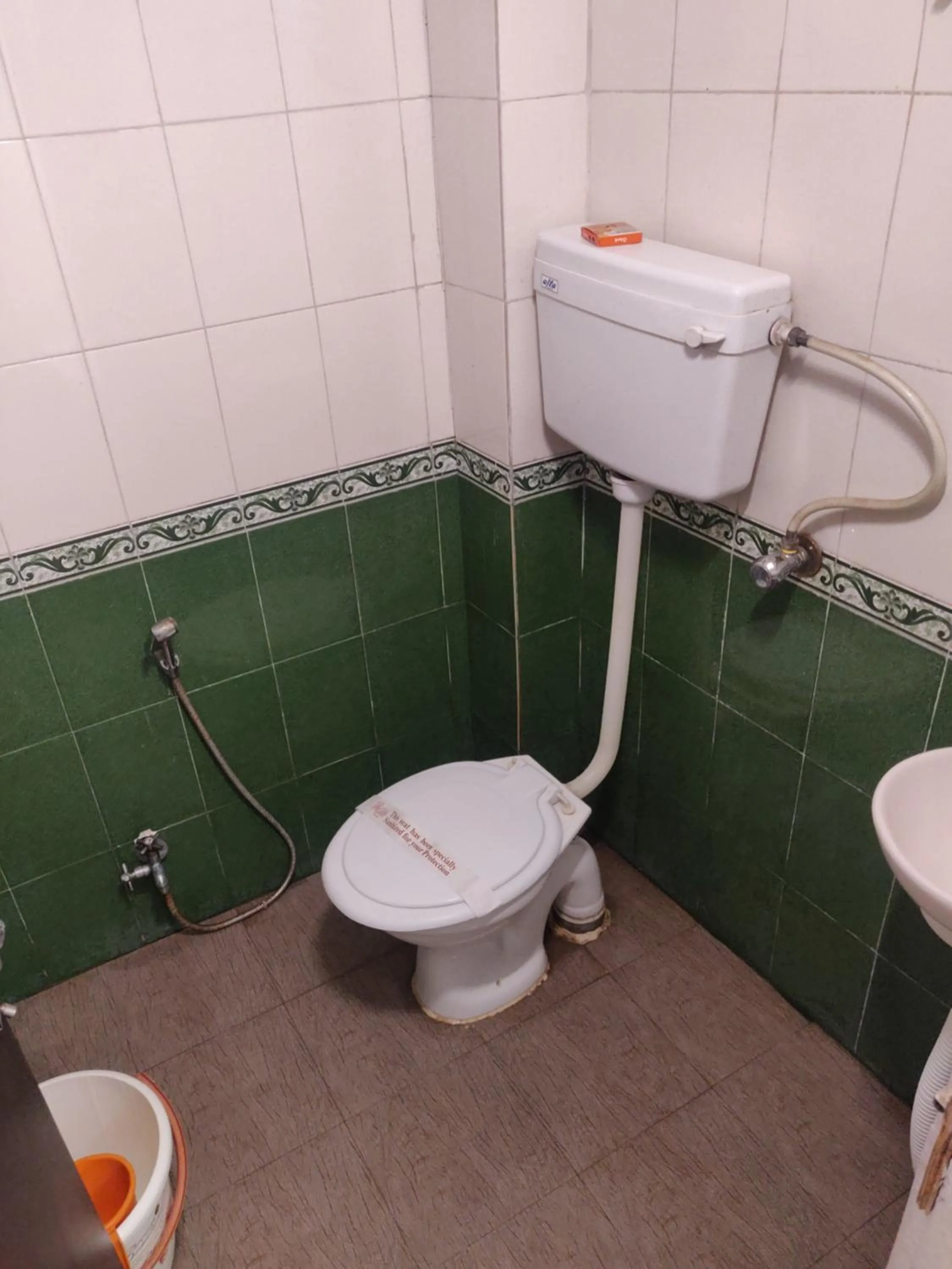 Toilet in hotel sonali regency