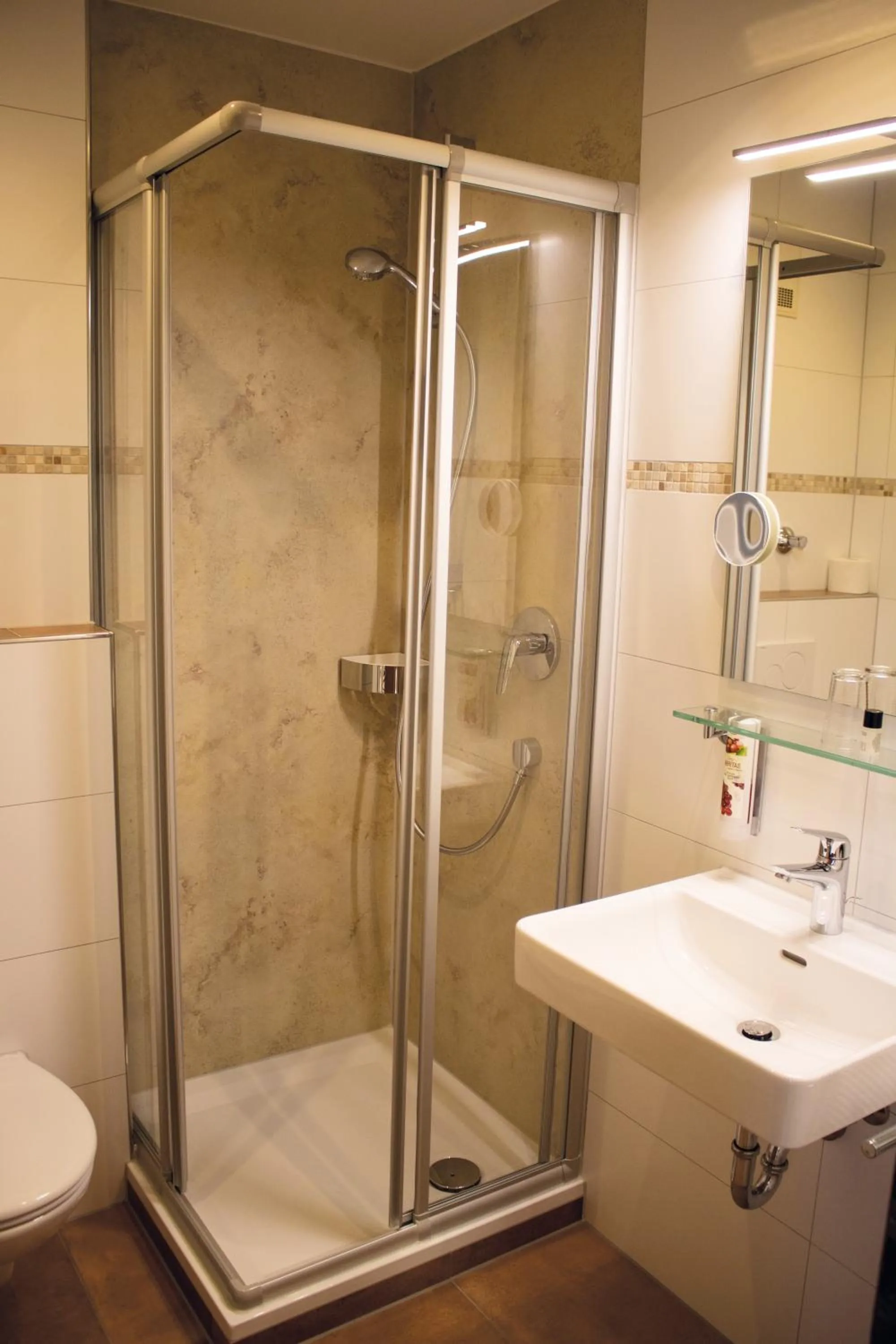 Shower in Hotel Rosenbusch