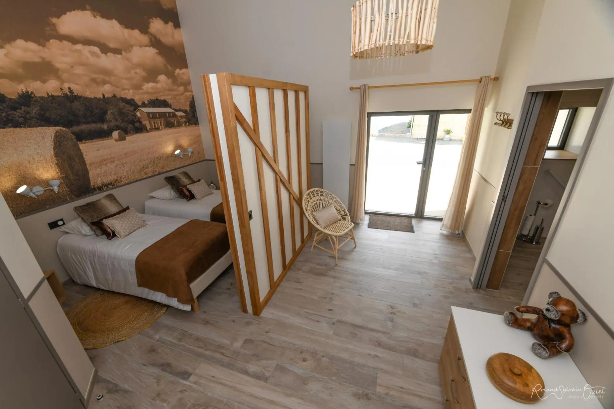 Bed in Les Chambres d'Aurore