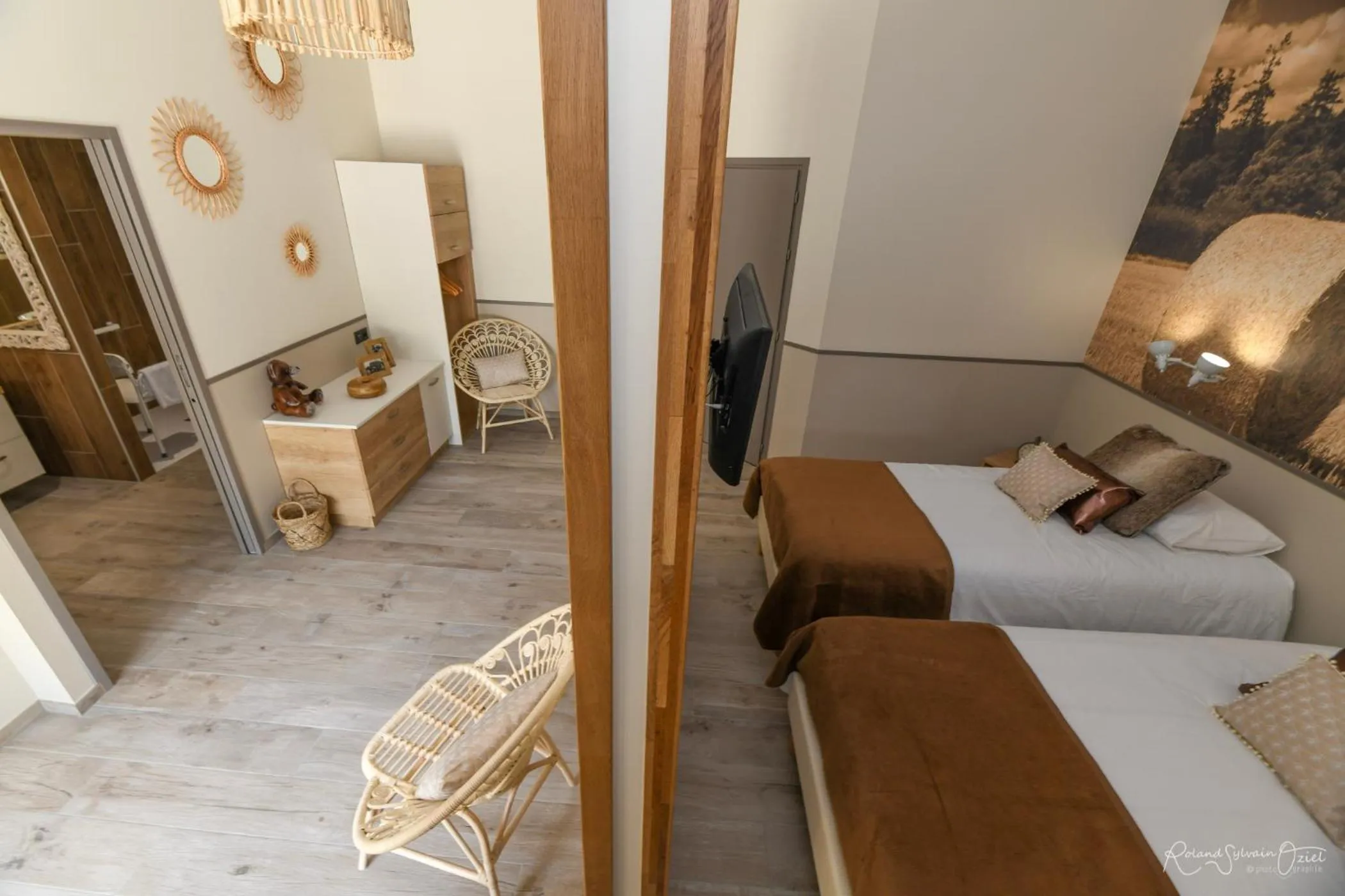 Bed in Les Chambres d'Aurore