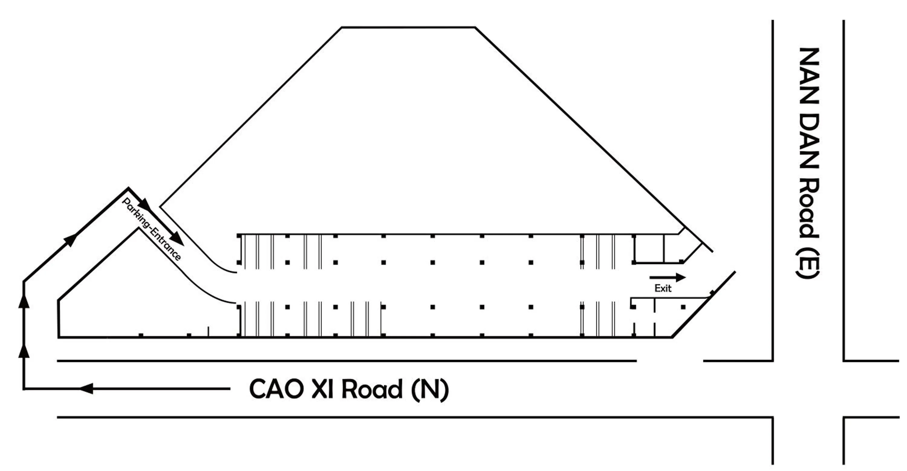 Parking in Jianguo Hotel Shanghai