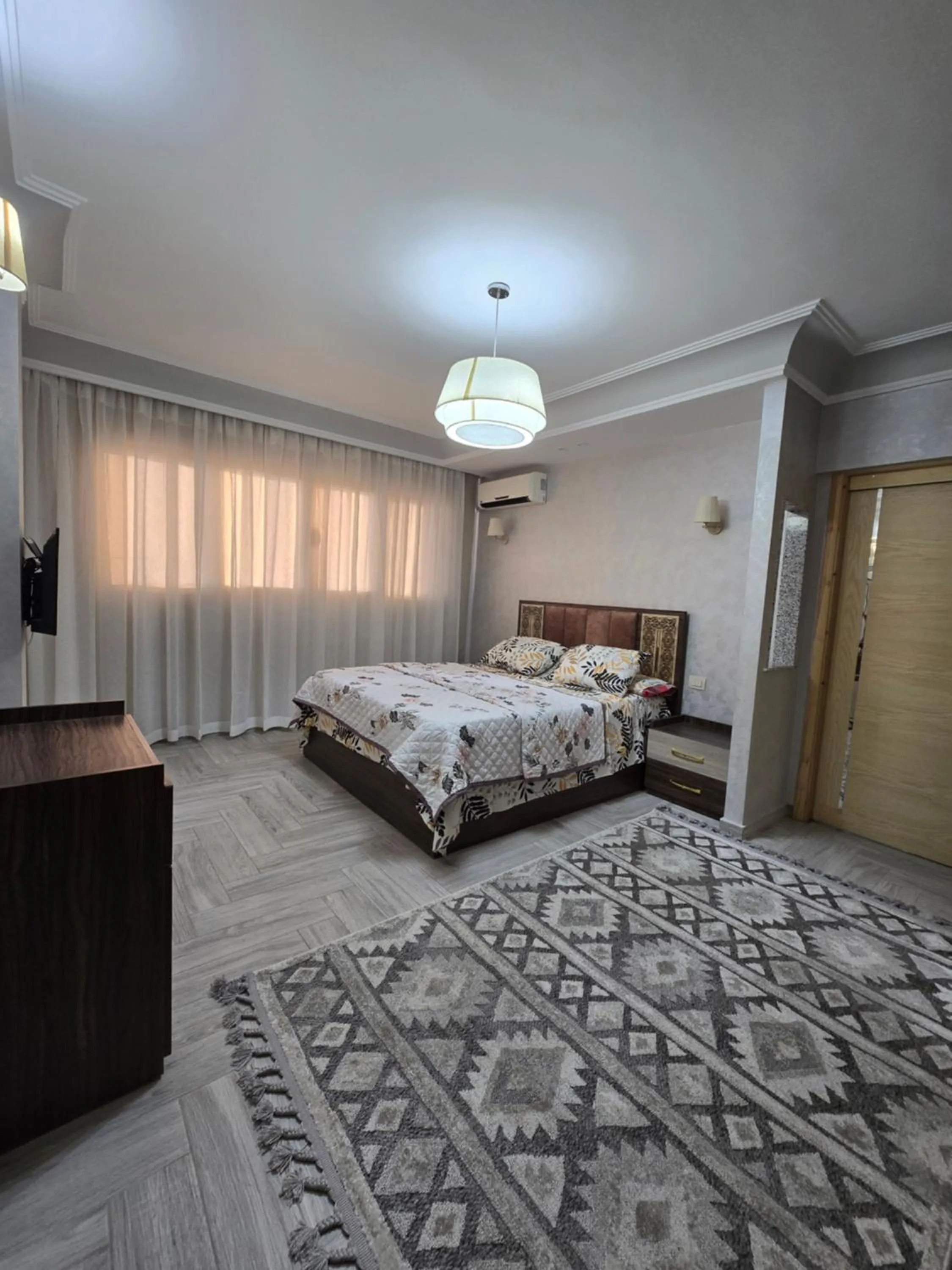 Bed in Comfy 2 Bedrooms Apartment in Cairo 94S