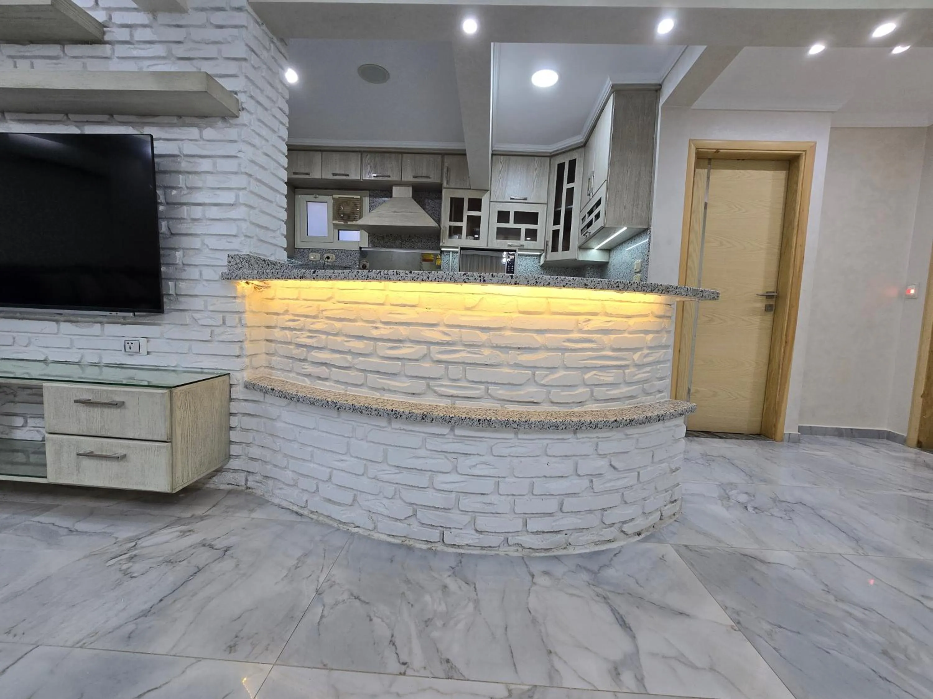 TV and multimedia in Comfy 2 Bedrooms Apartment in Cairo 94S