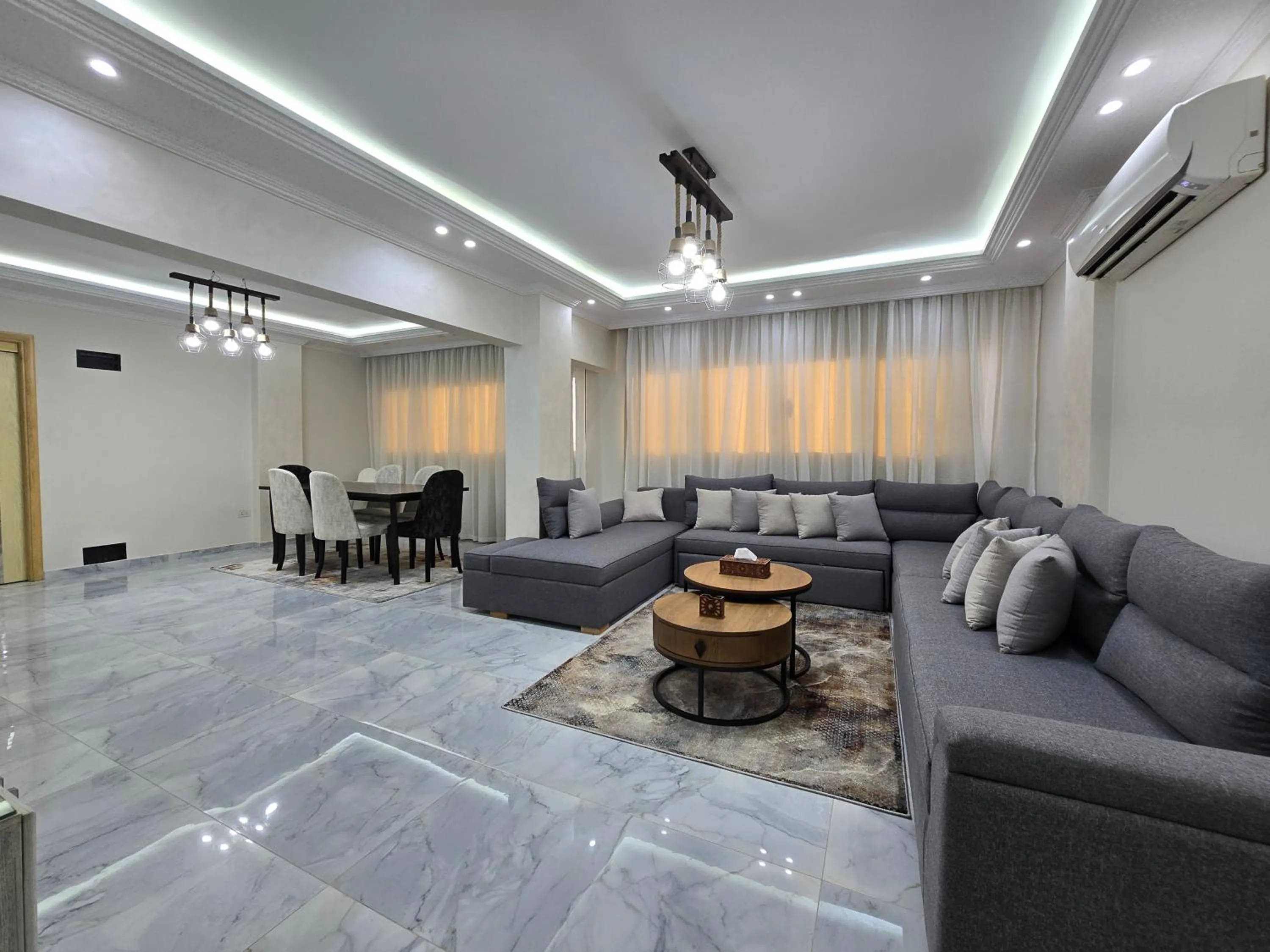 TV and multimedia in Comfy 2 Bedrooms Apartment in Cairo 94S