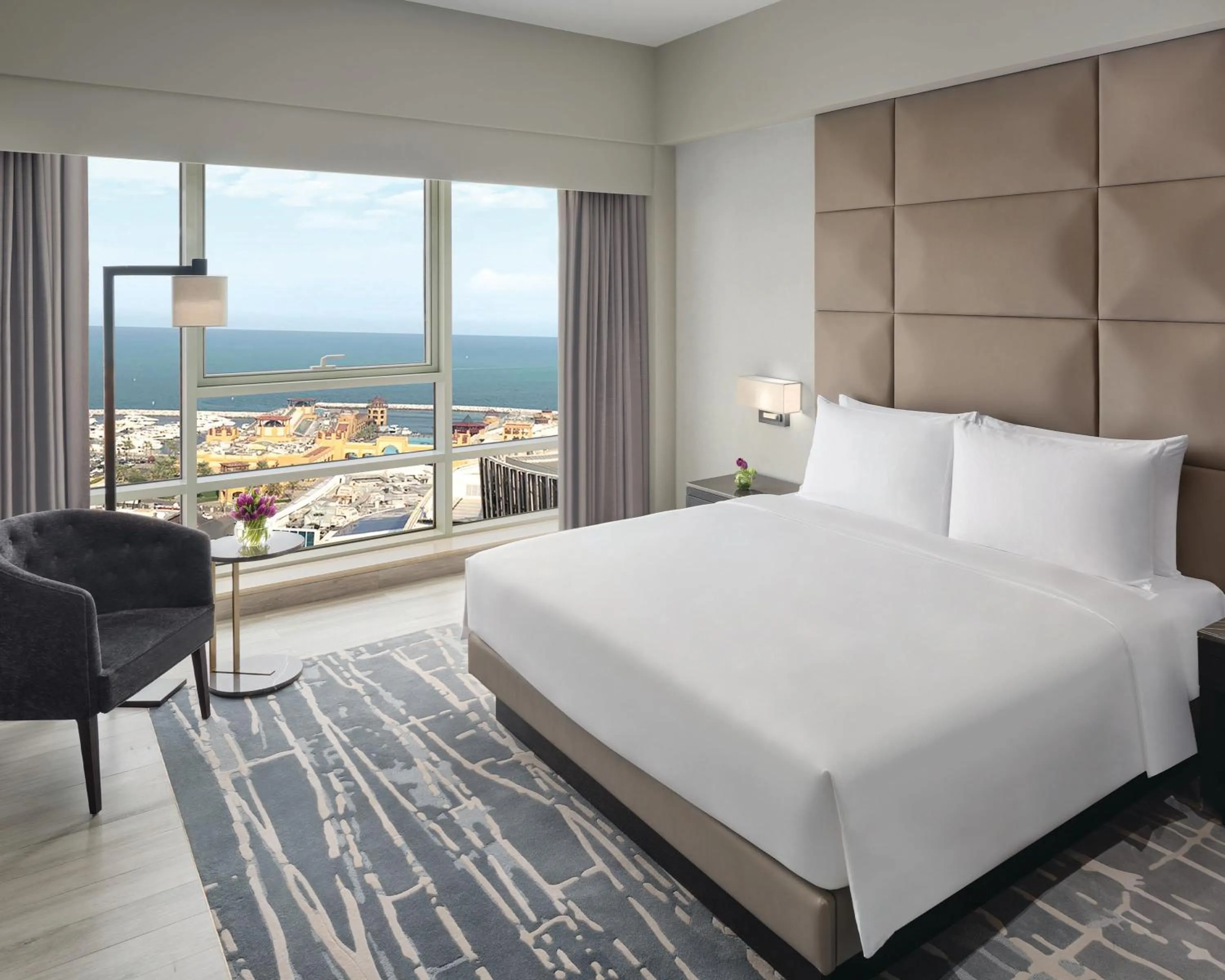 Photo of the whole room, Bed in Hyatt Regency Al Kout Mall