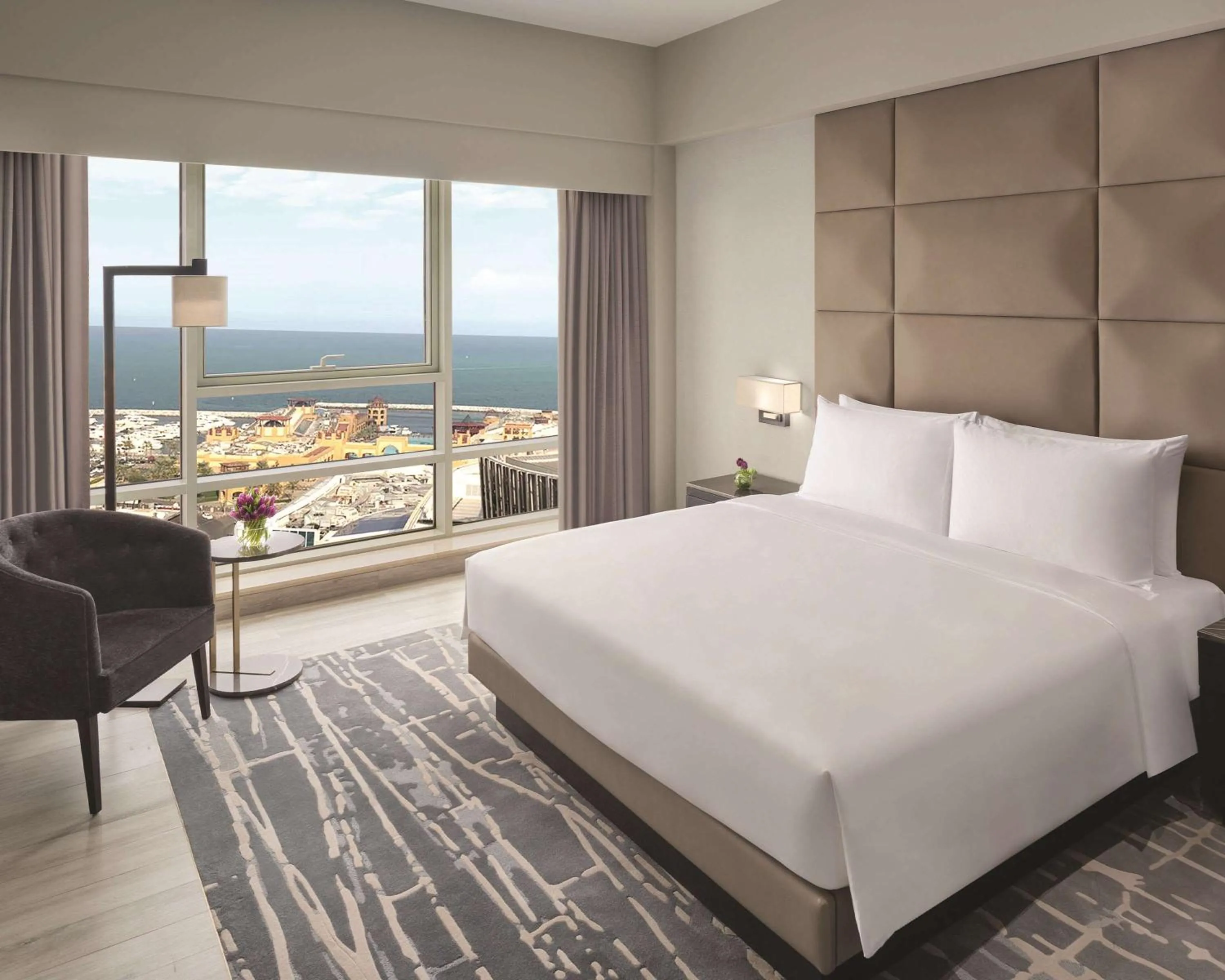 Photo of the whole room, Bed in Hyatt Regency Al Kout Mall