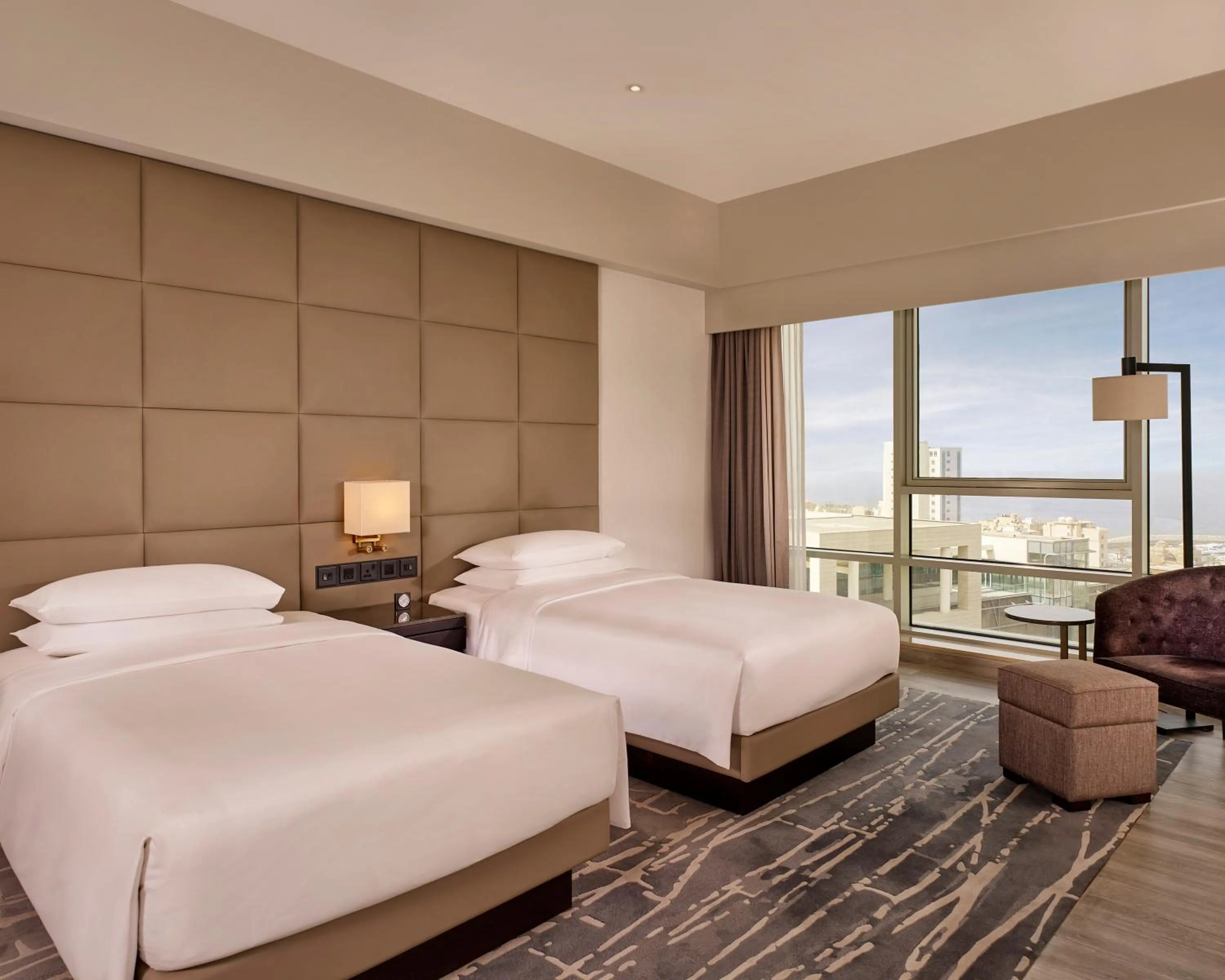 Photo of the whole room, Bed in Hyatt Regency Al Kout Mall