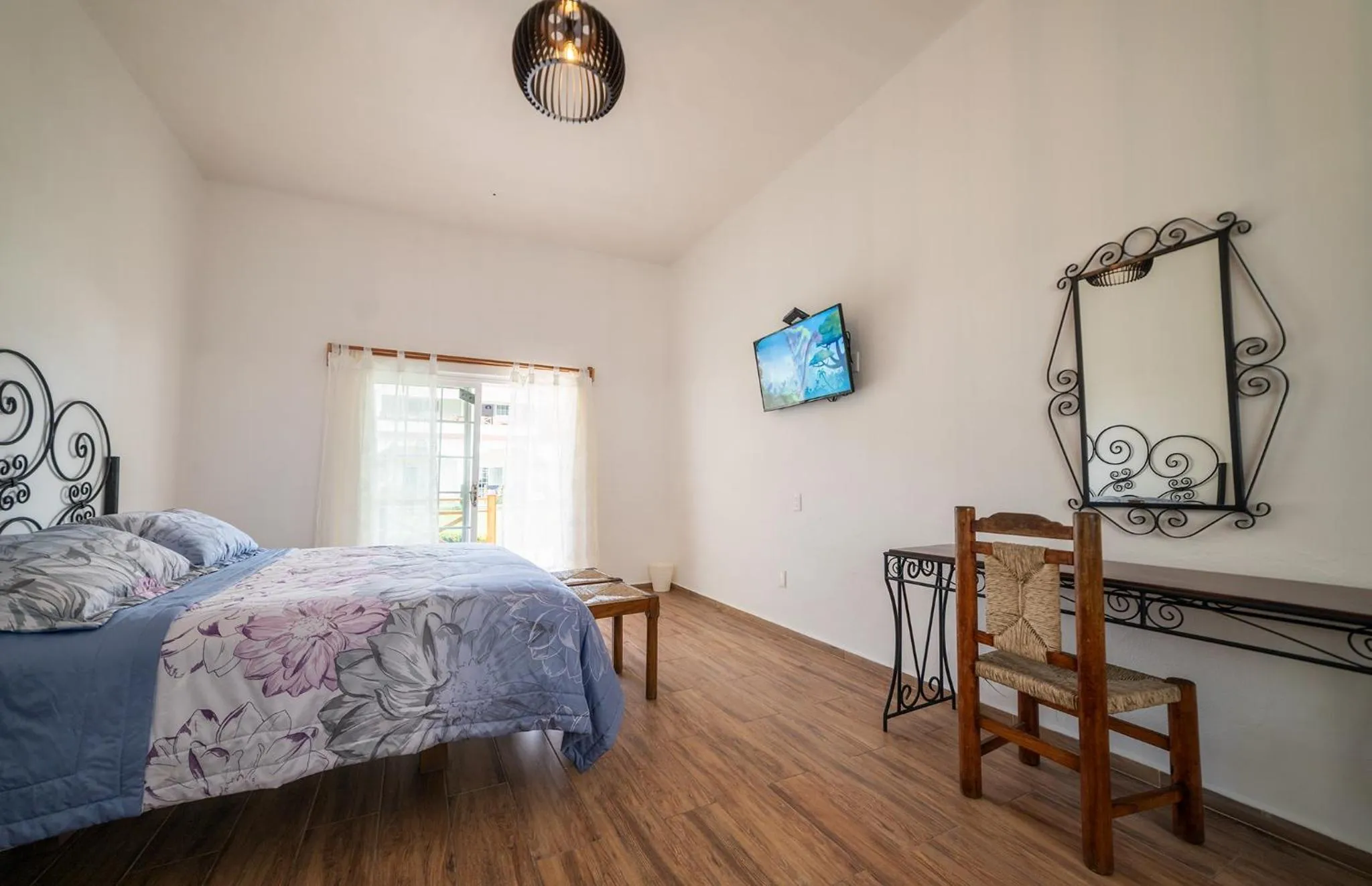 Decorative detail, Bed in Hotel Bahía Paraíso