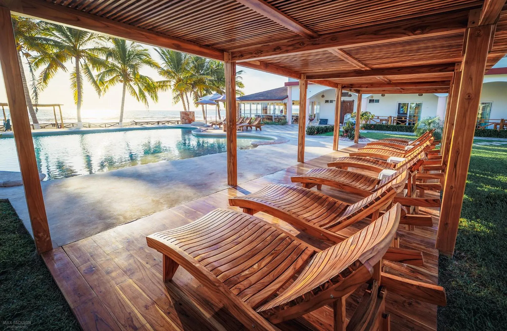Swimming pool in Hotel Bahía Paraíso