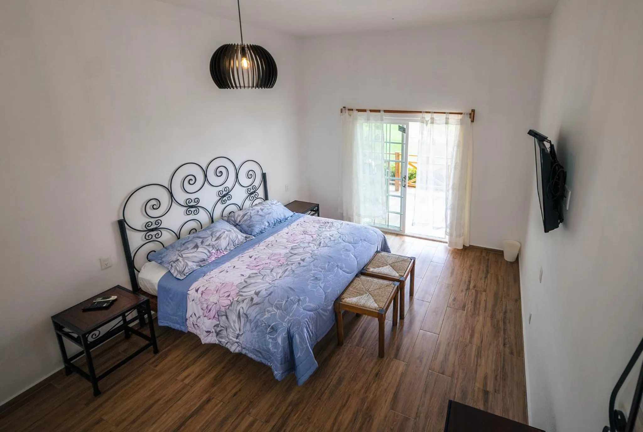 Decorative detail, Bed in Hotel Bahía Paraíso