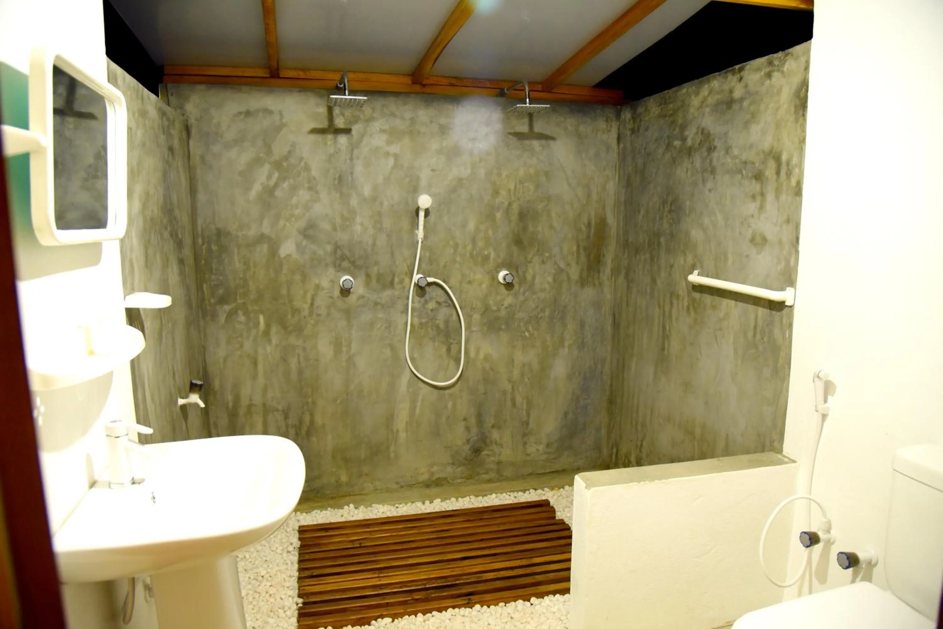Shower in Prime Surfers Bungalow