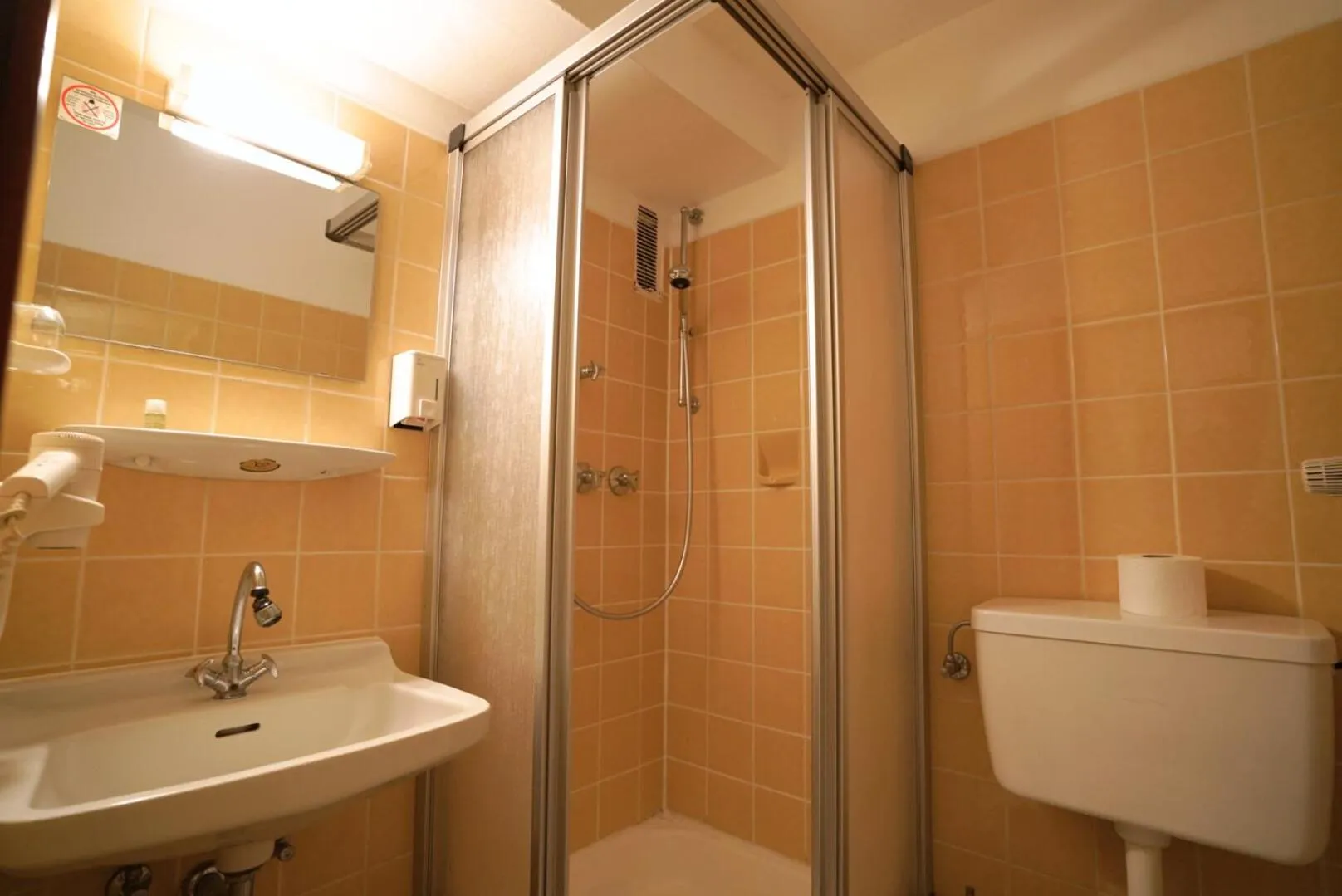 Shower in Hotel Solinger Hof