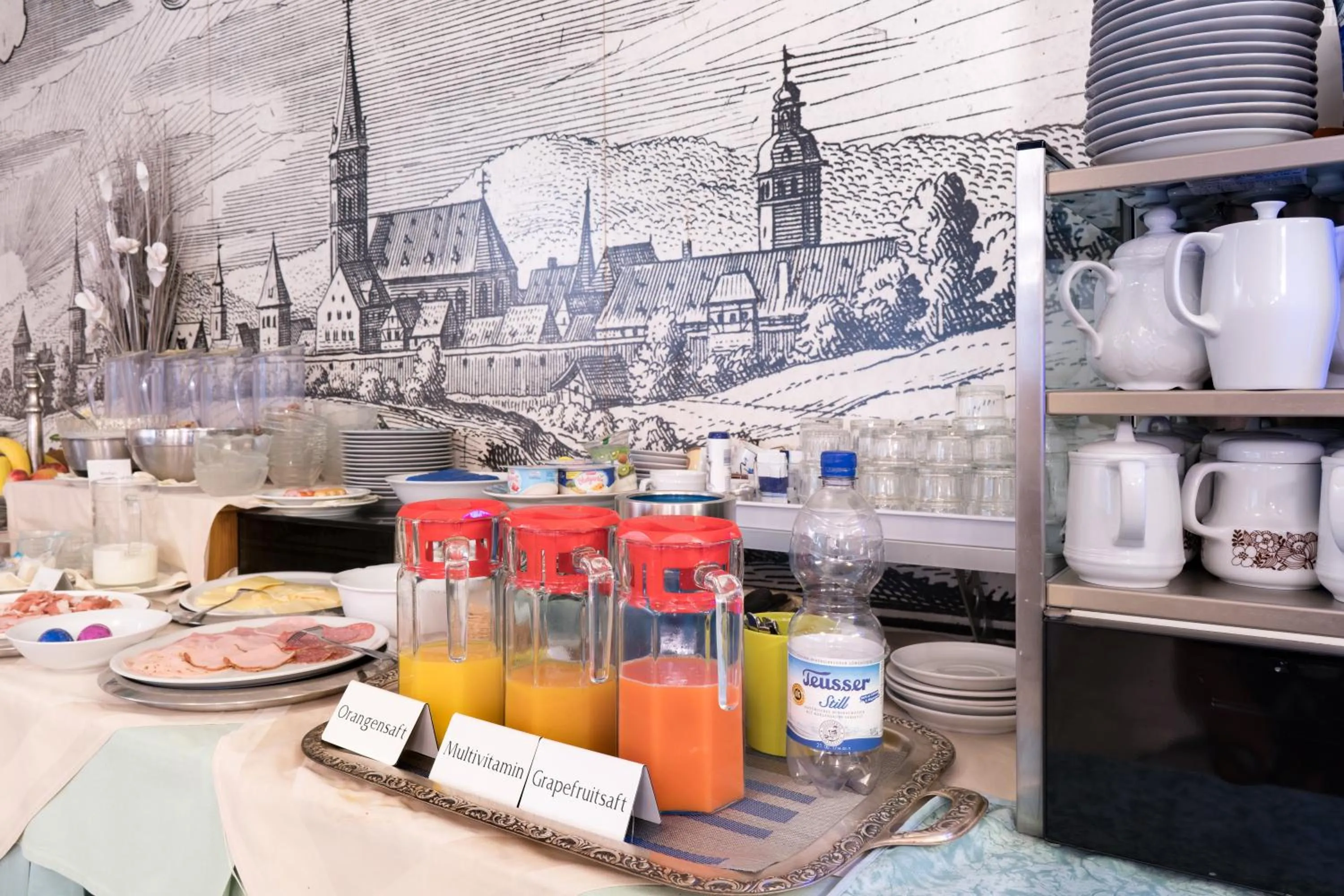 Breakfast in Hotel Villa Sulmana