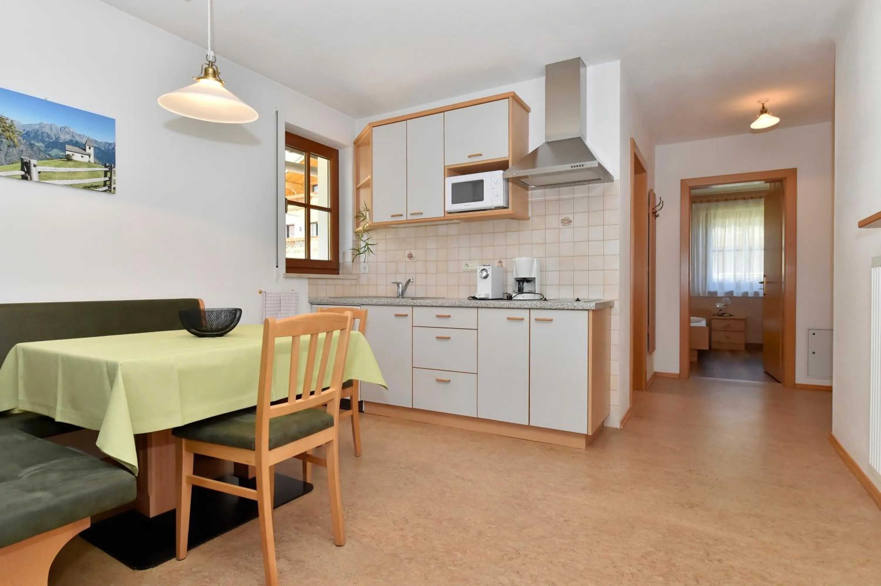 Kitchen or kitchenette in Appartements Lenzenhof