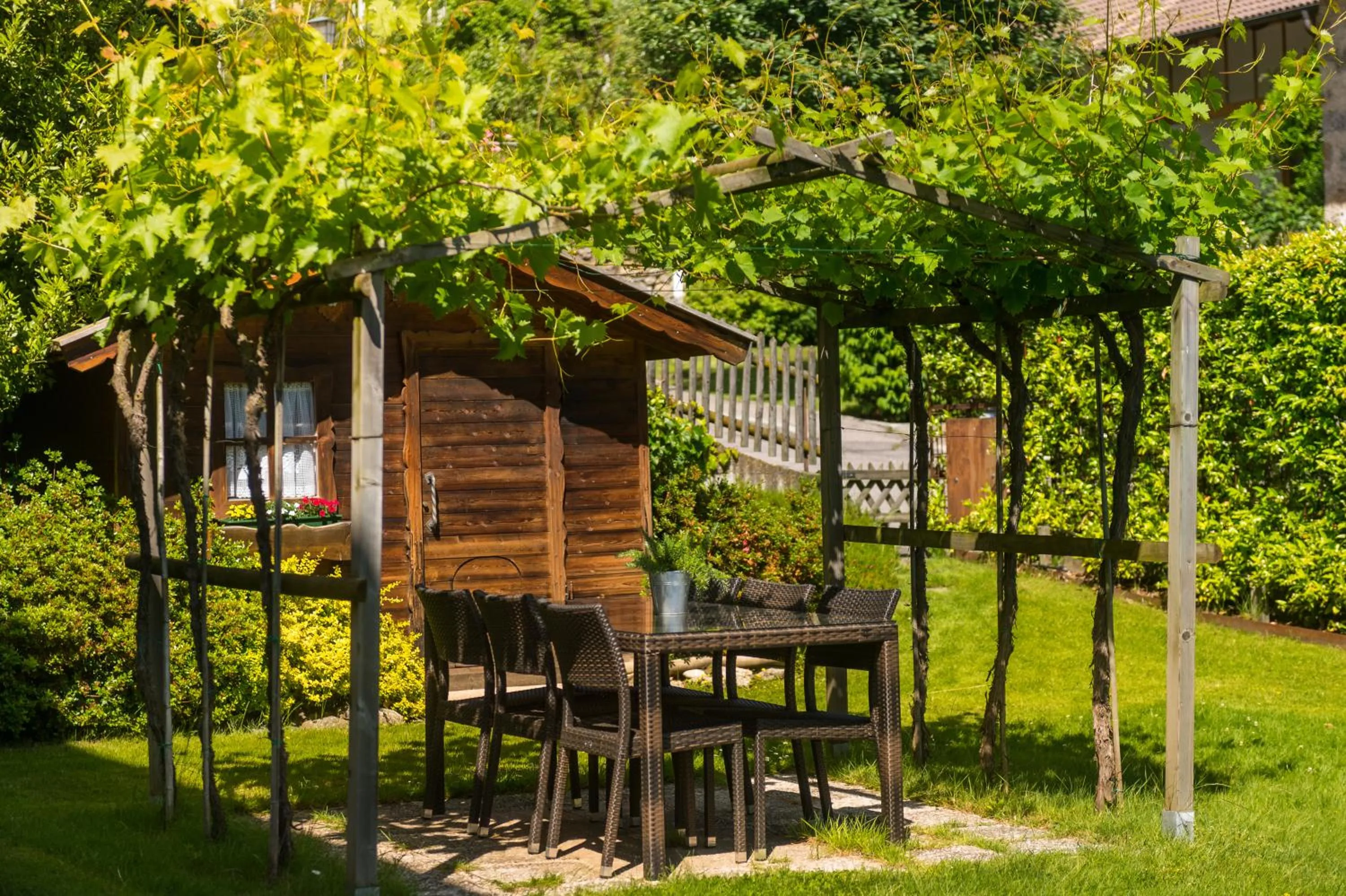 Garden in Appartements Lenzenhof