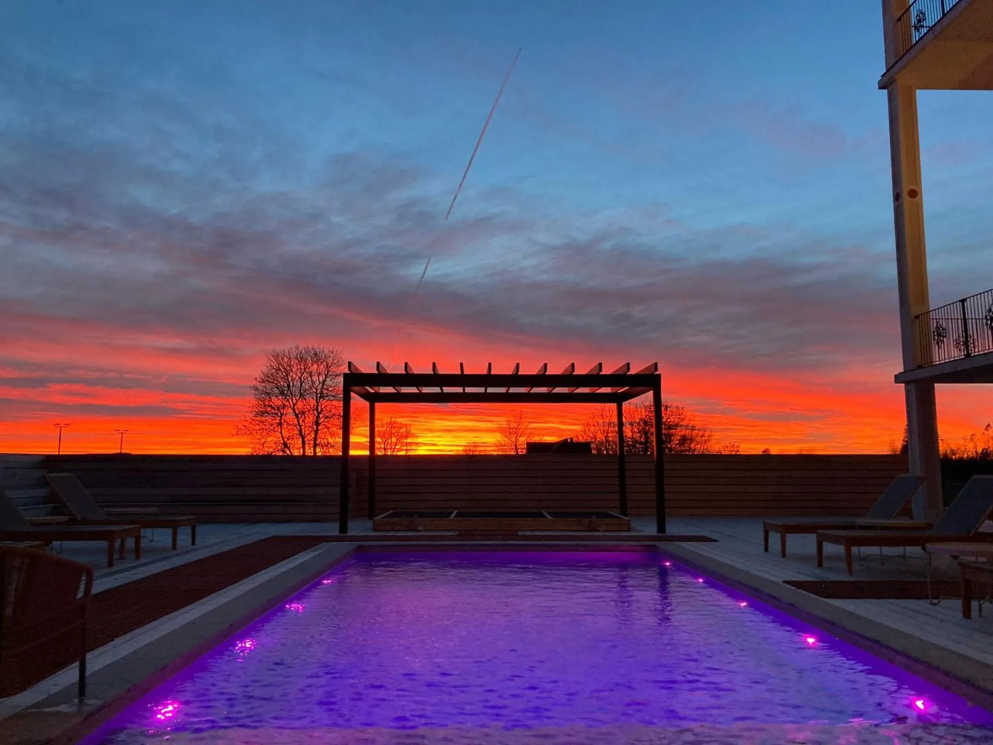 Swimming pool in Johannesbergs Slott