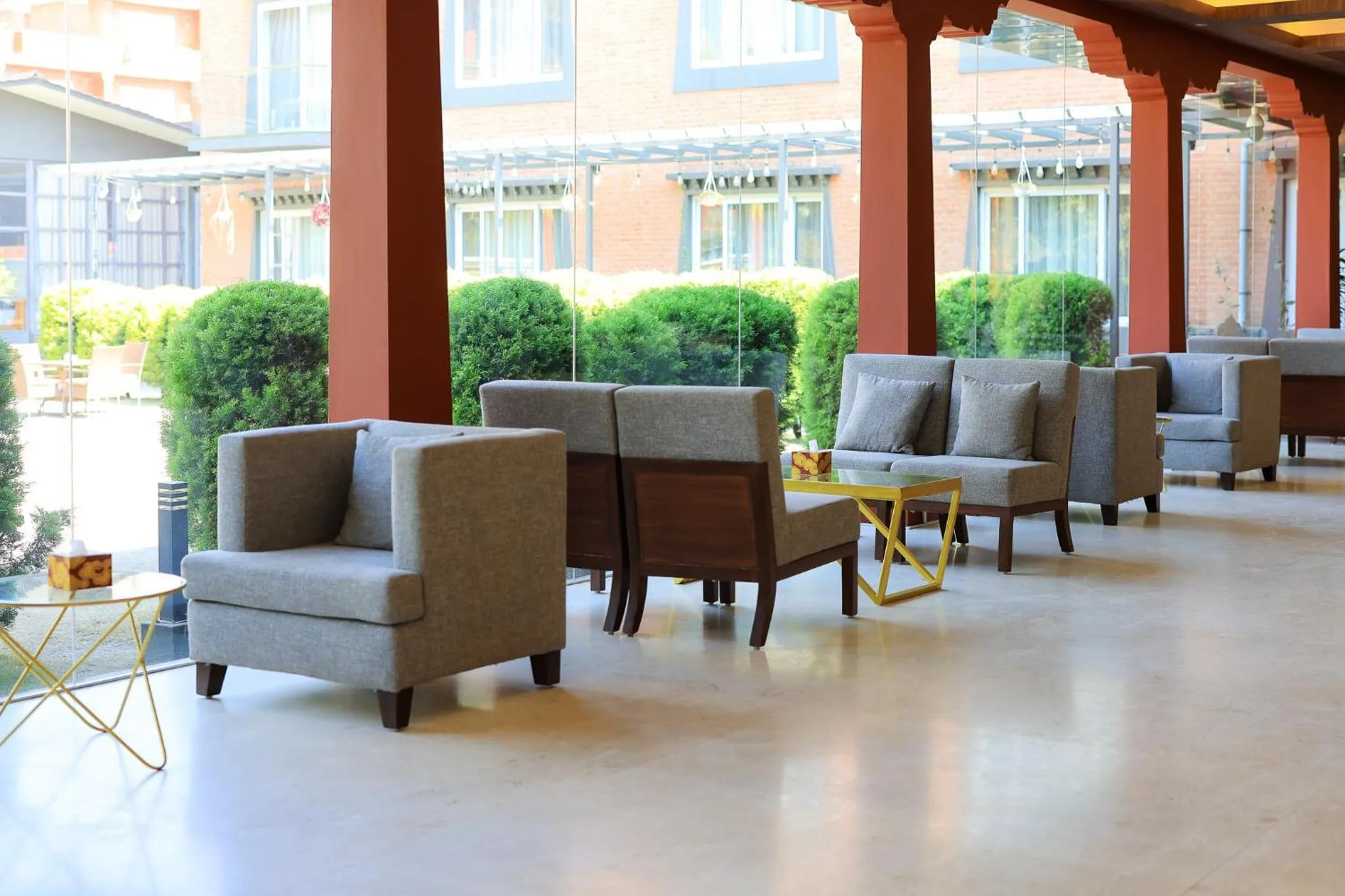 Patio in Hotel Dolmaling