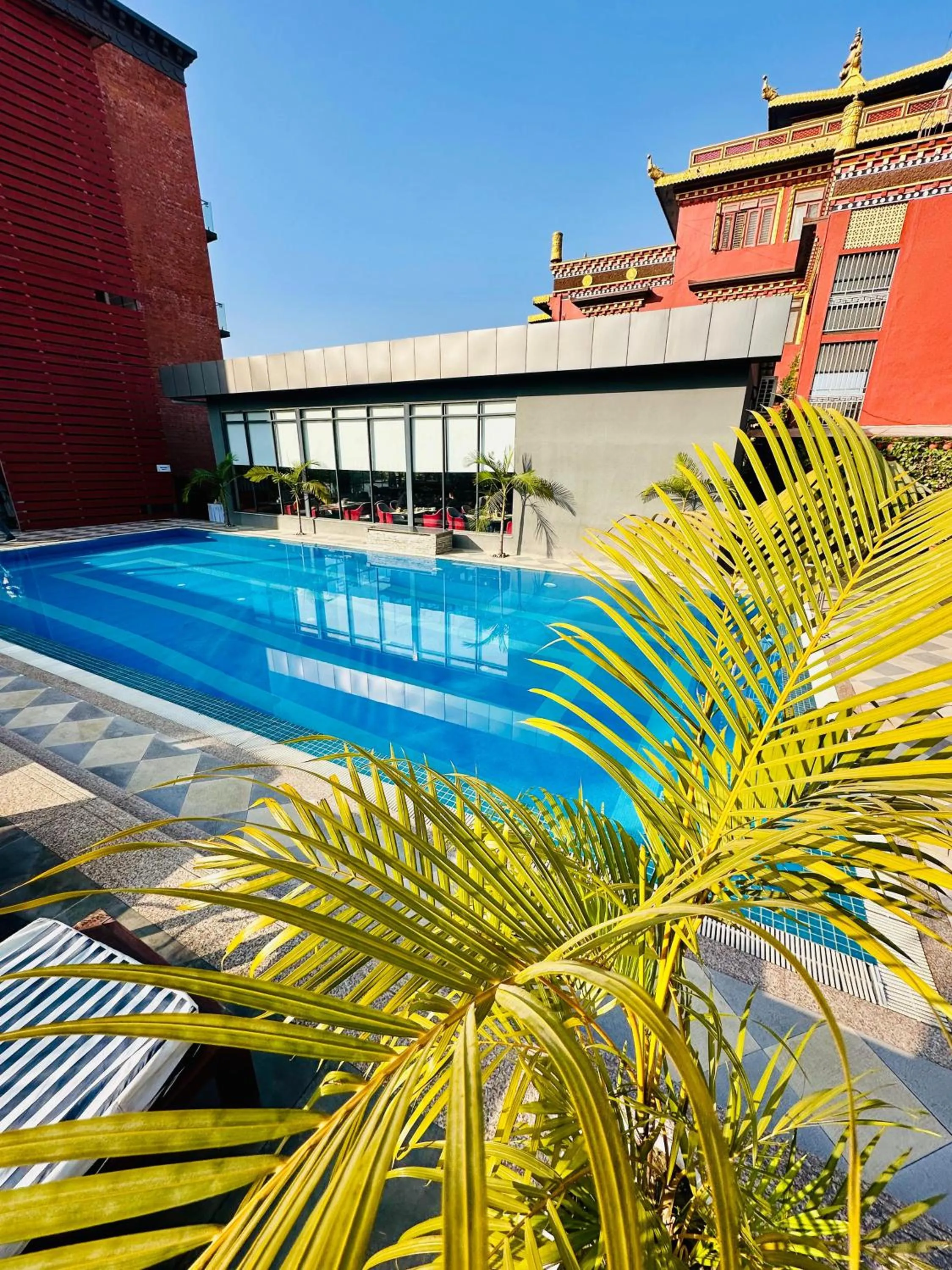 Swimming pool in Hotel Dolmaling