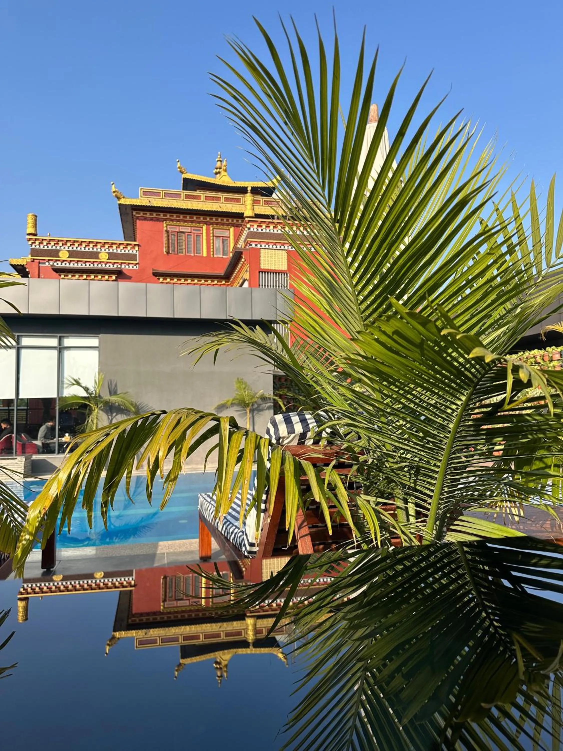 Swimming pool in Hotel Dolmaling