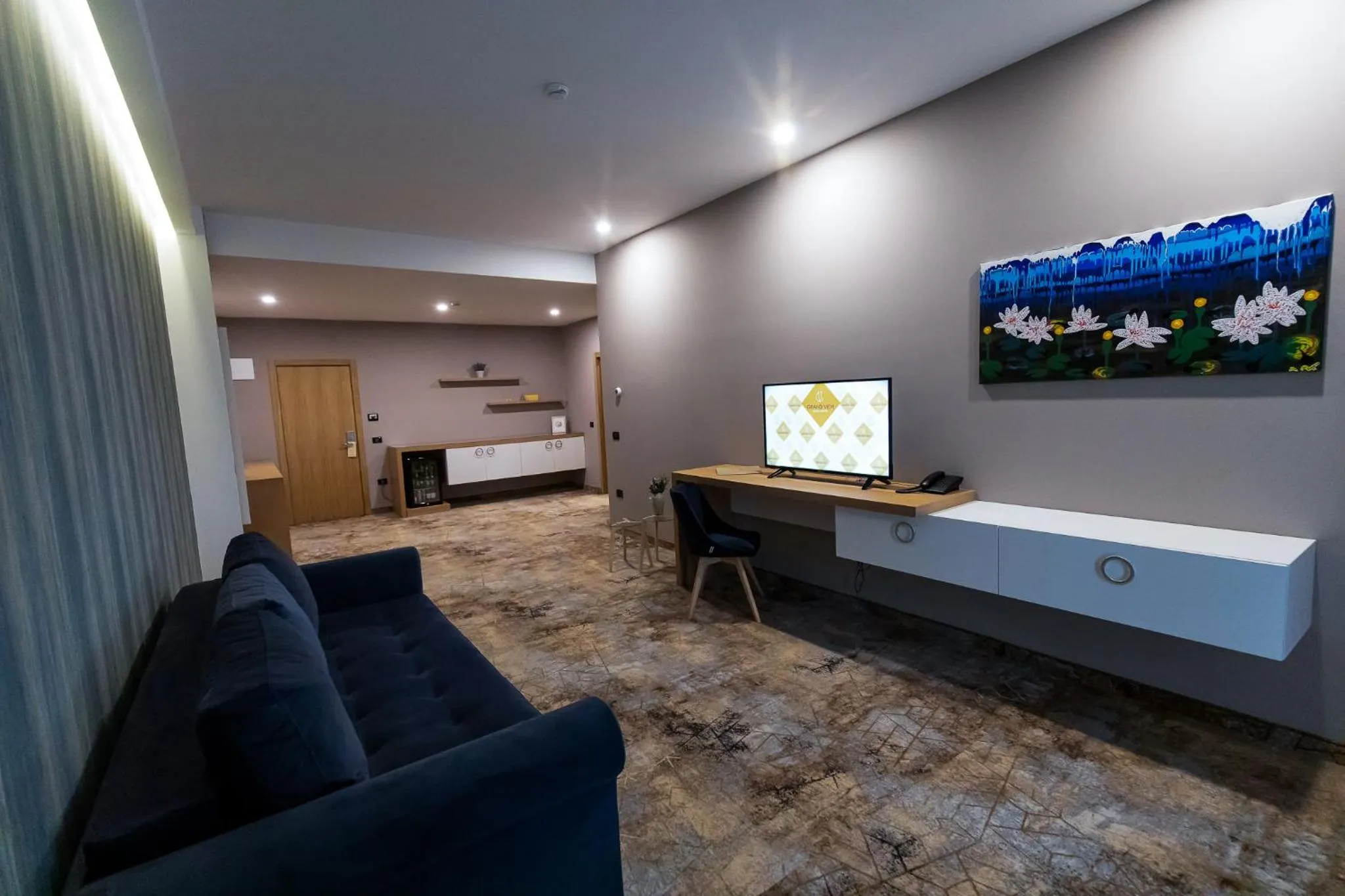 Bed in GRAND VIEW Hotel & Suites Copou