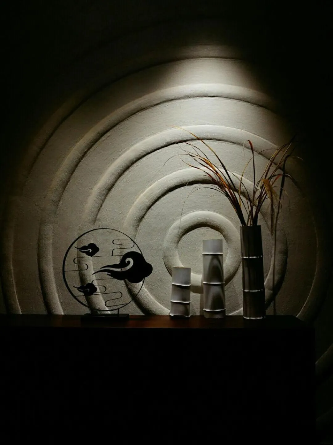 Decorative detail in Huangshan Demaotang Hotel