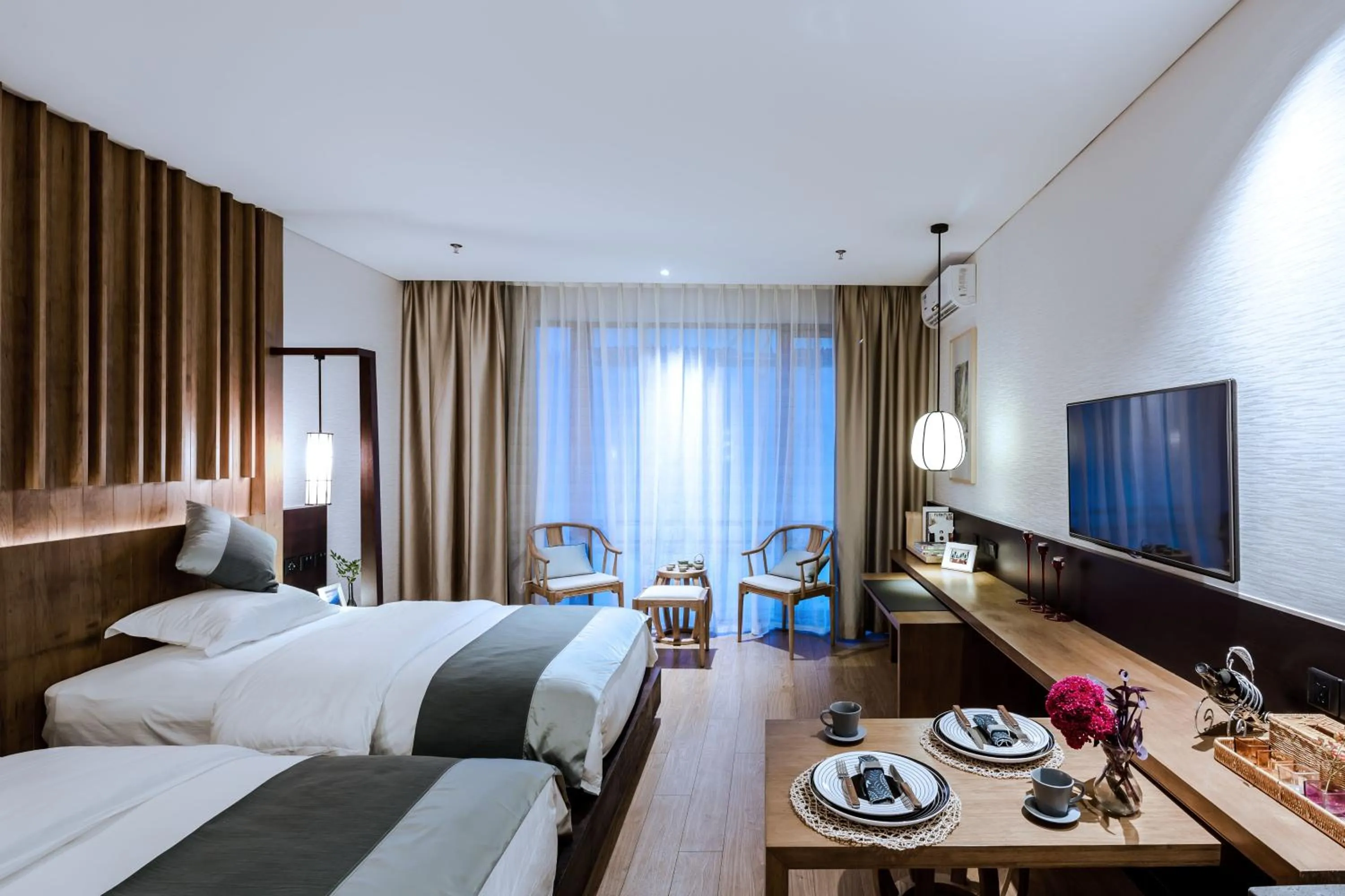 bunk bed in Huangshan Demaotang Hotel