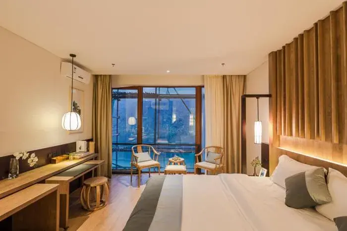 Lake View Queen Room in Huangshan Demaotang Hotel Lake View Queen Room in Huangshan Demaotang Hotel