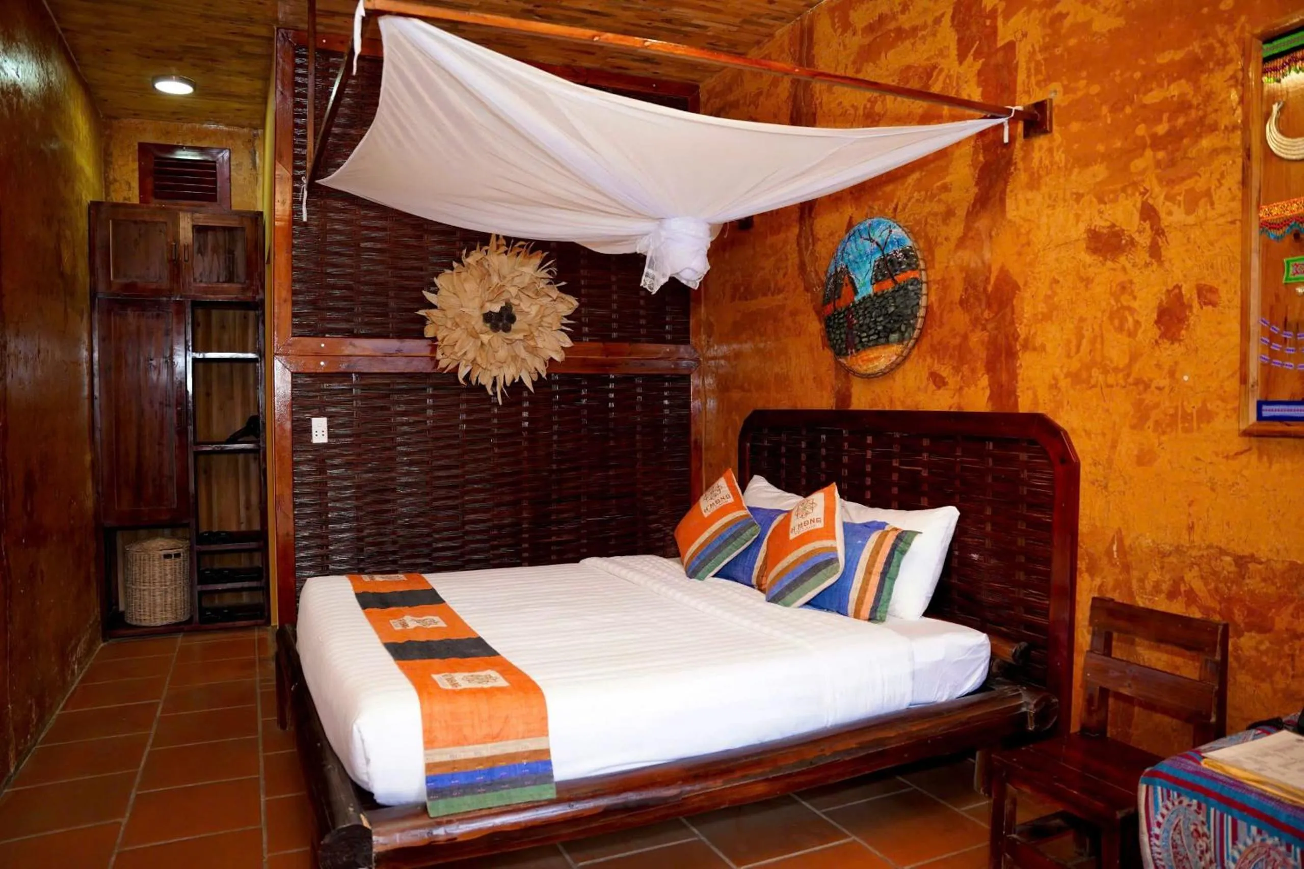 Bed in H'mong Village Resort Ha Giang