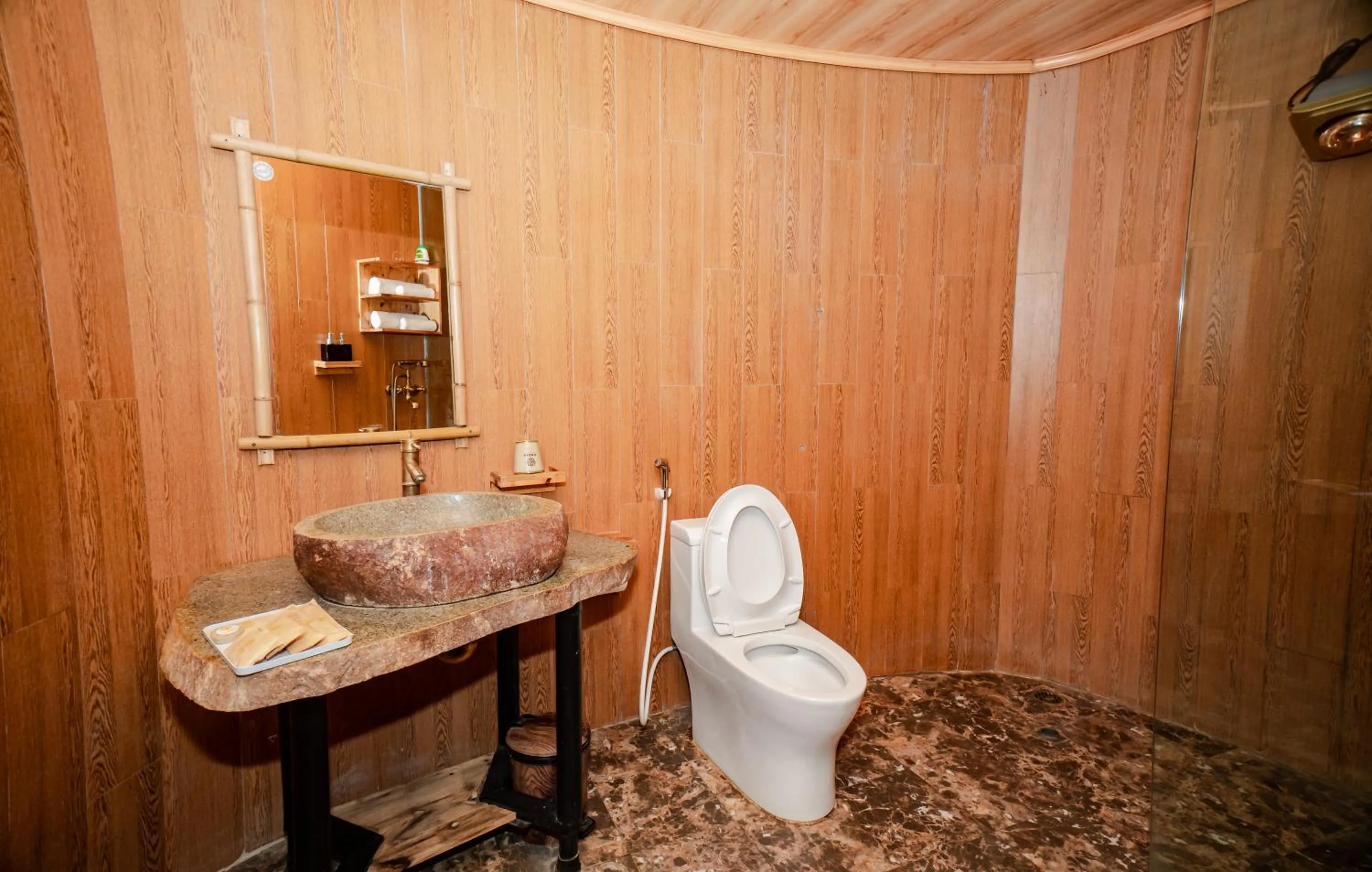 Toilet in H'mong Village Resort Ha Giang