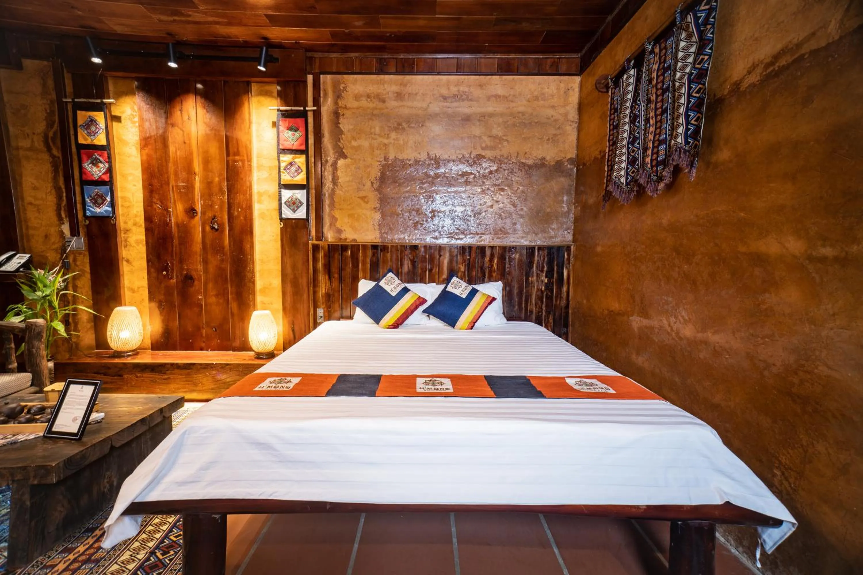 Bed in H'mong Village Resort Ha Giang