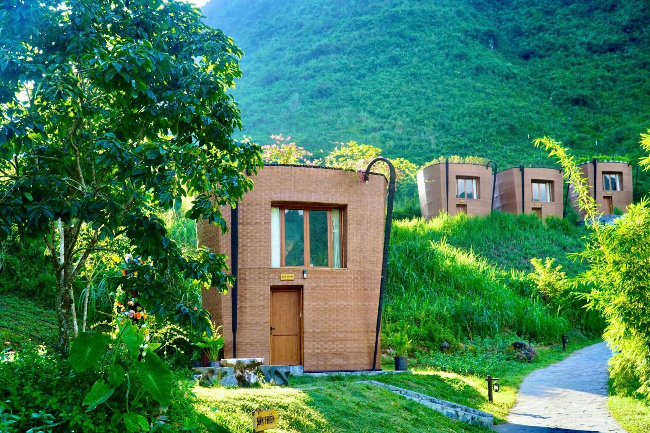 Property building in H'mong Village Resort Ha Giang