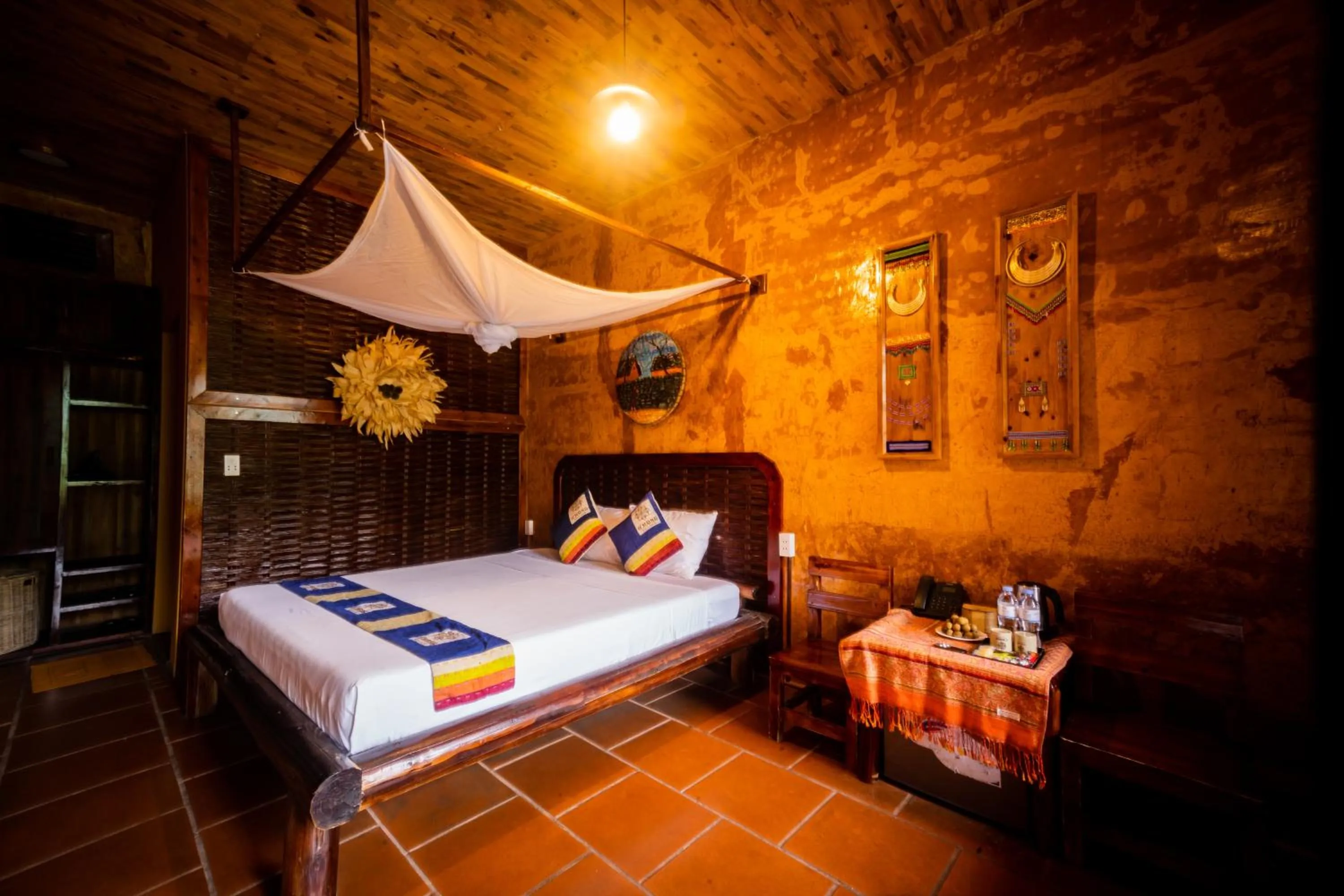 Bed in H'mong Village Resort Ha Giang