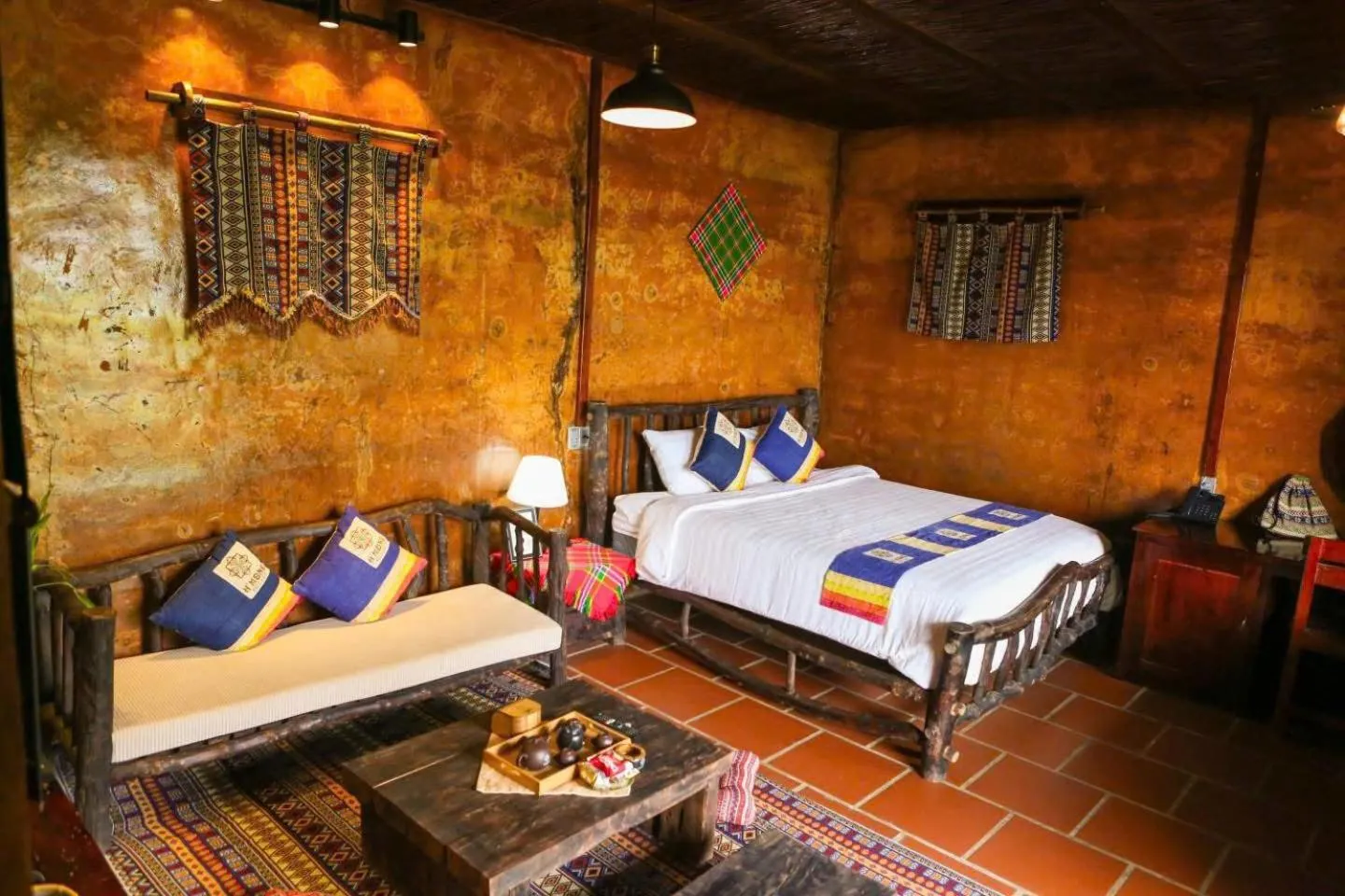 Bed in H'mong Village Resort Ha Giang