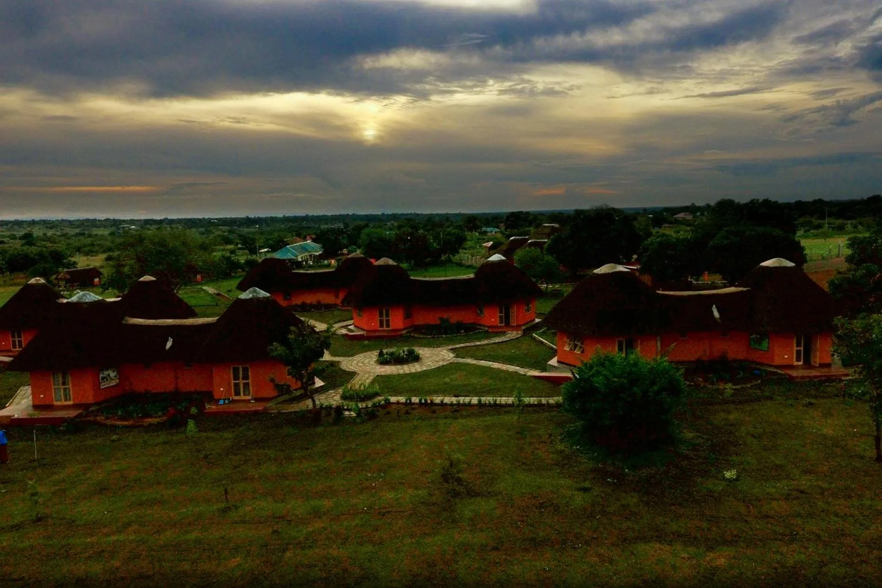 Sunset in Acaki Lodge
