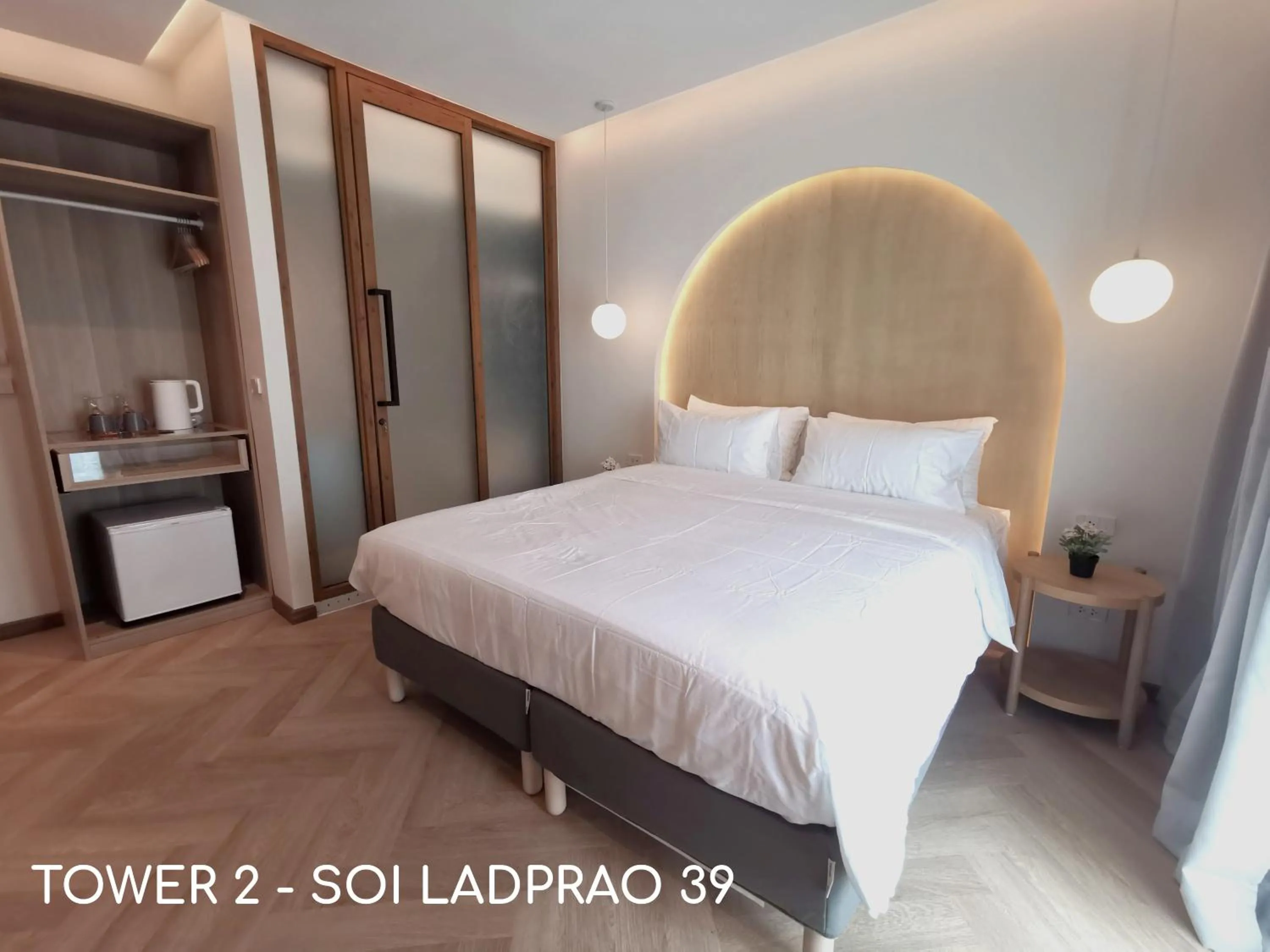 Bed in Double Bed Hotel